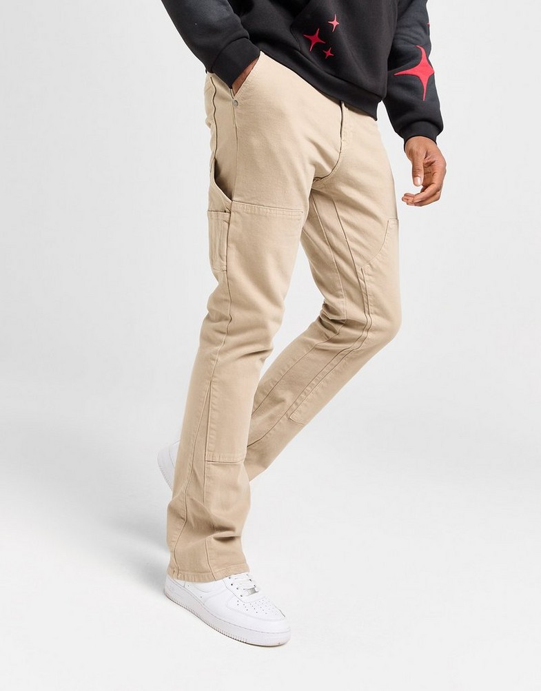 SUPPLY&DEMAND SPODNIE LANDO JN SLIM FARE BEIGE