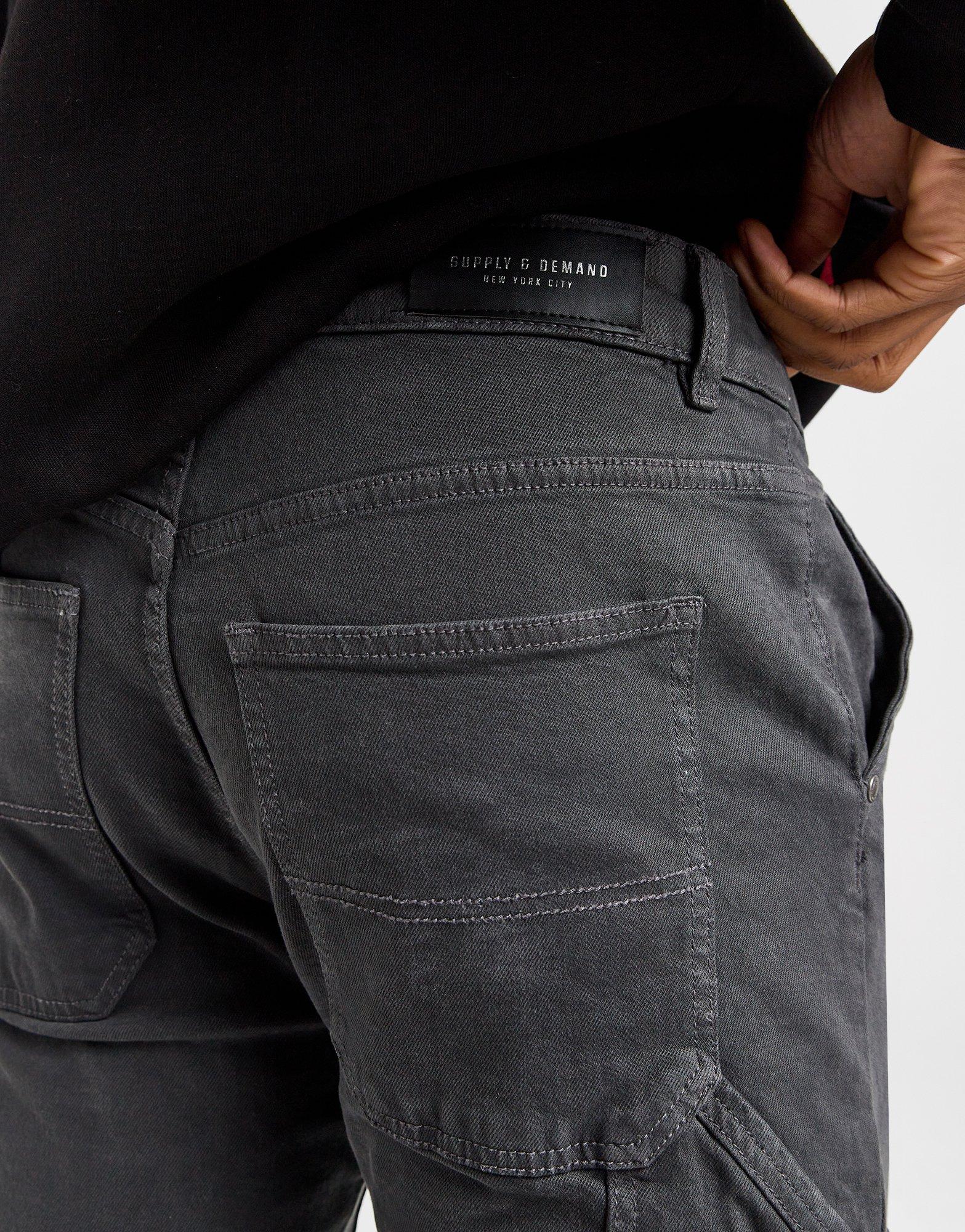 SUPPLY&DEMAND NADRÁG LANDO JN SLIM FARE BLK SUPTM17336064 Fekete