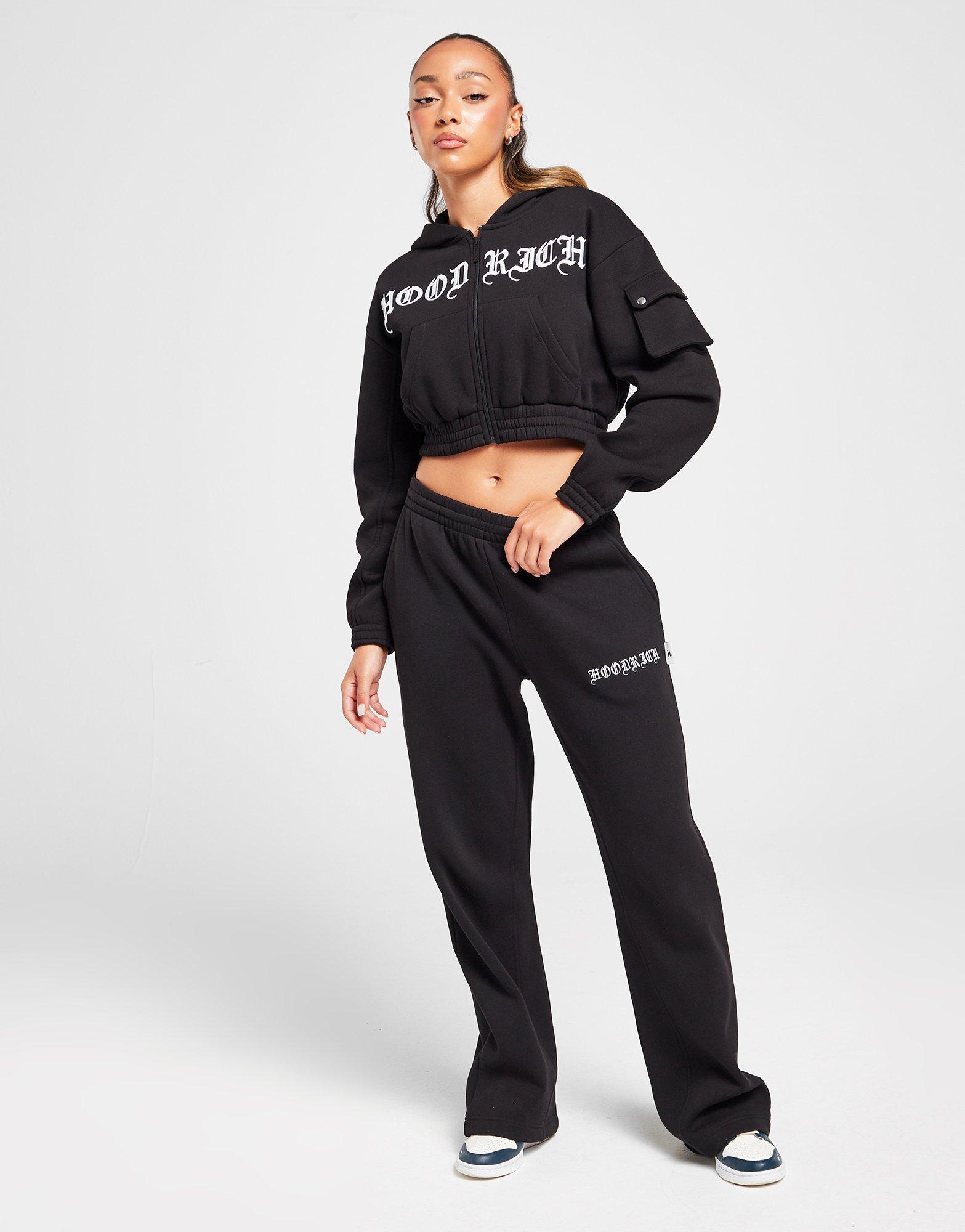 Hoodrich Kalhoty  Dusk Wide Jog Blk