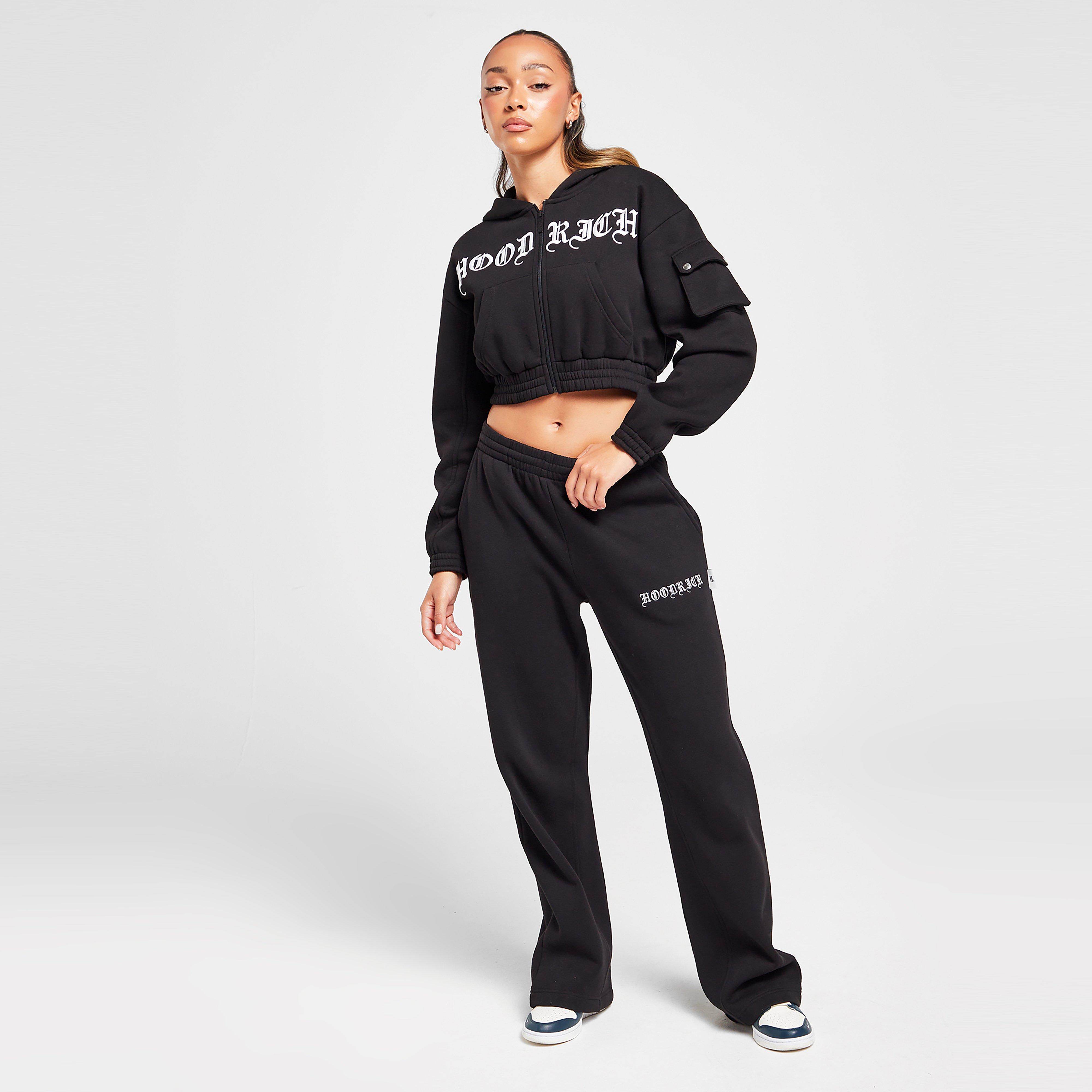 Pantaloni pentru femei HOODRICH PANTALONI  DUSK WIDE JOG BLK