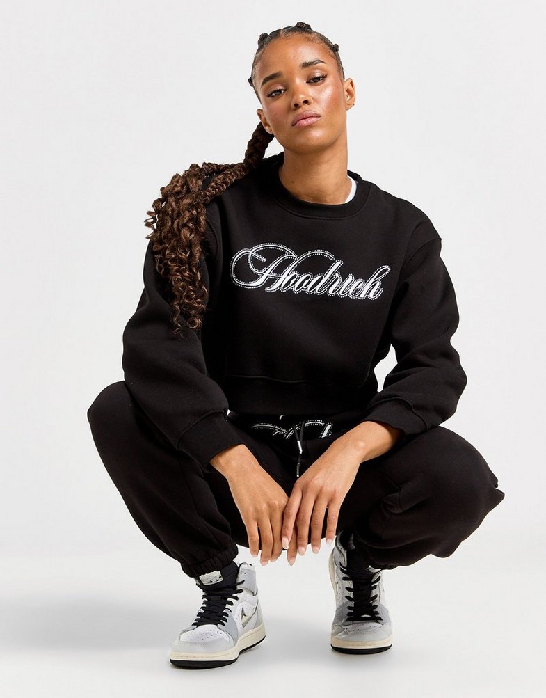 Bluza damska HOODRICH BLUZA FIGURE CREW BLK