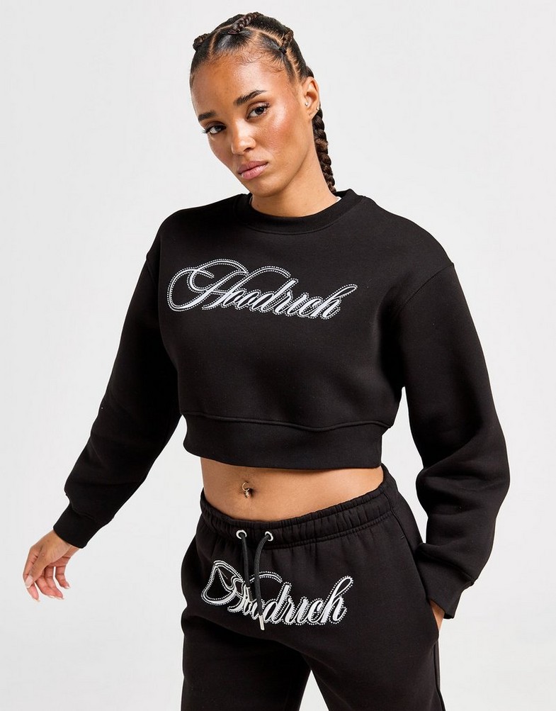 Bluza damska HOODRICH BLUZA FIGURE CREW BLK