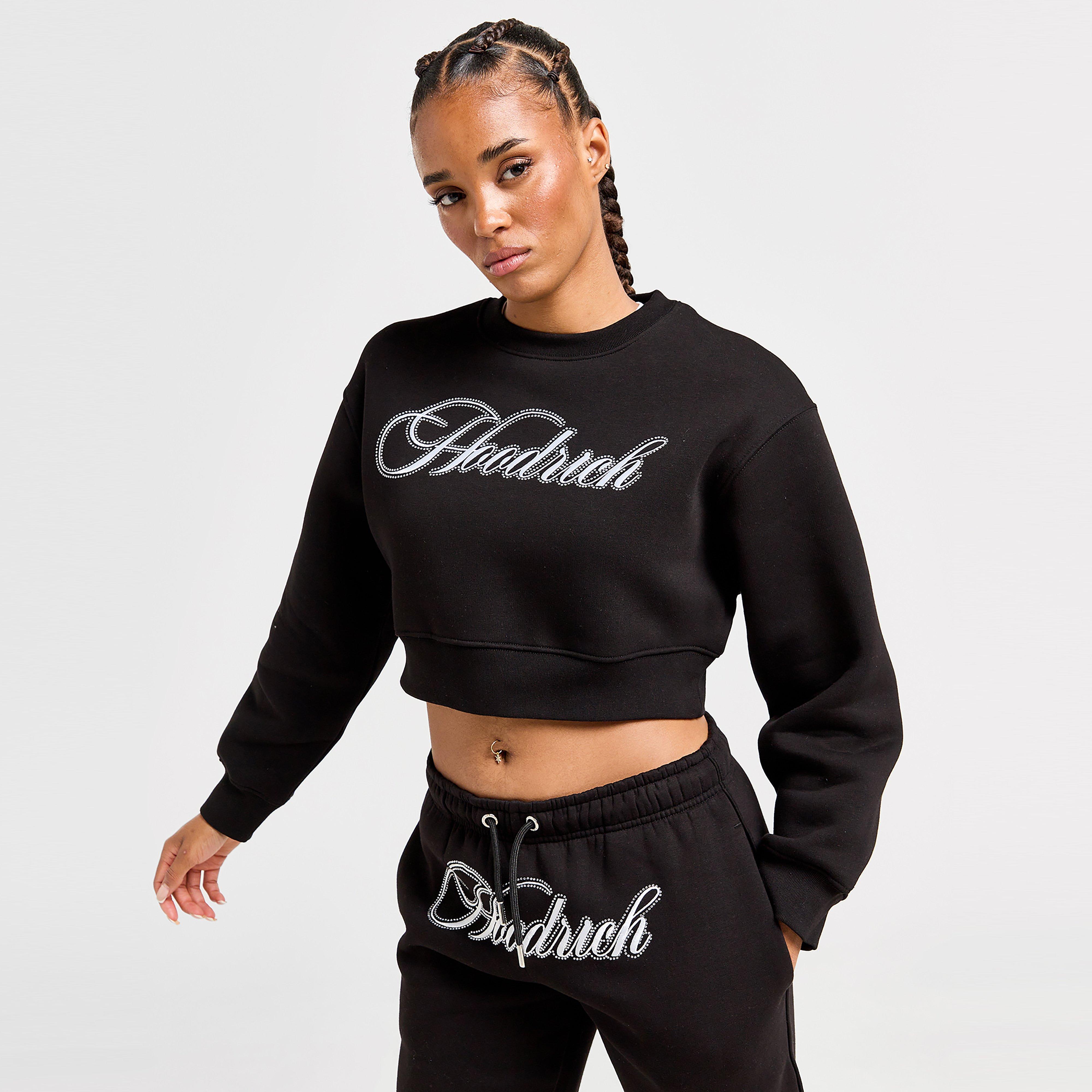 Dámska mikina HOODRICH MIKINA FIGURE CREW BLK
