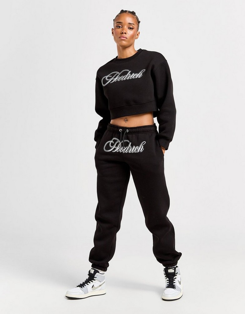 Bluza damska HOODRICH BLUZA FIGURE CREW BLK