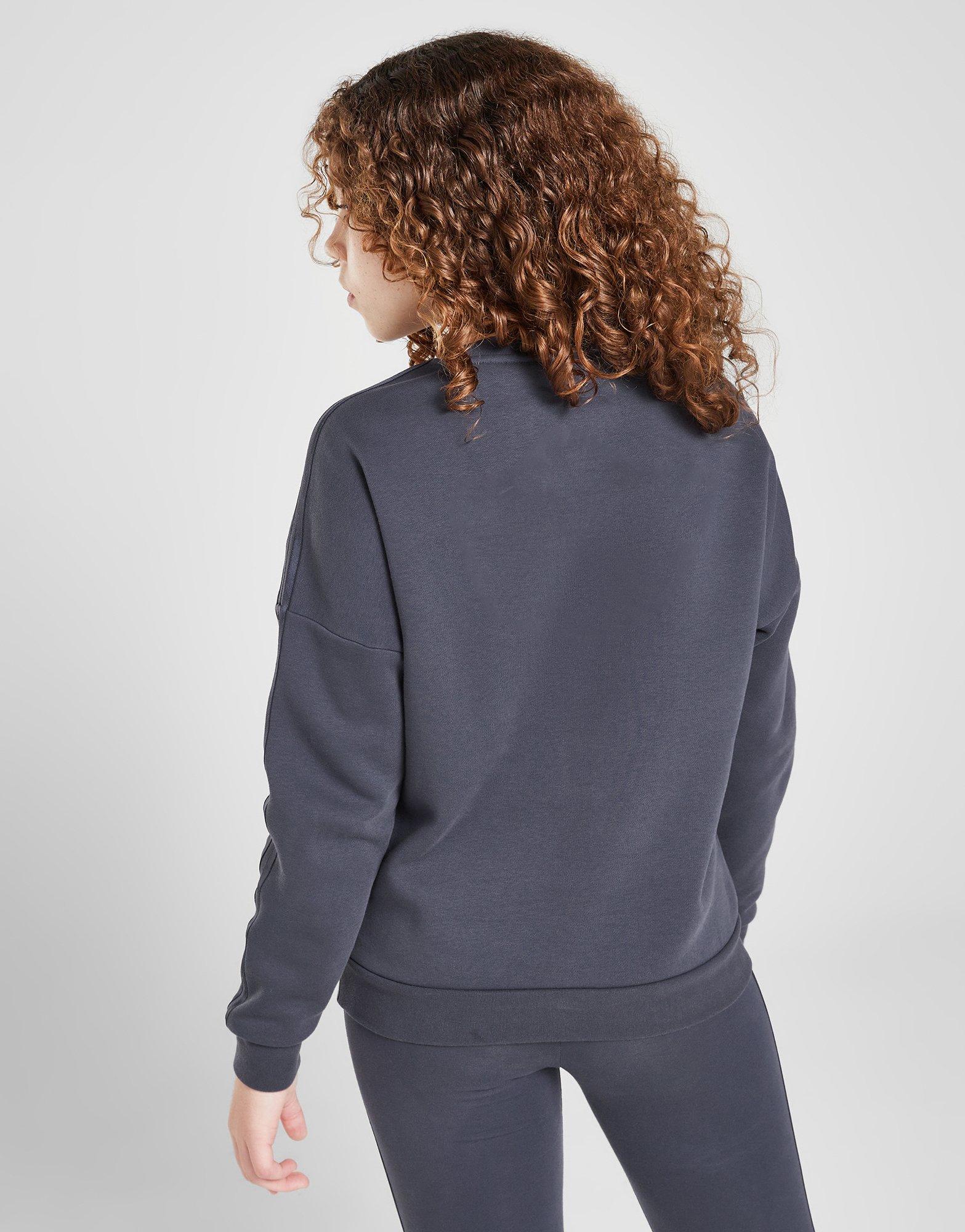 Дитячі кофти ADIDAS КОФТА (G)GLTR TREF 3S CREW BLU G JD1246 Темно-синій