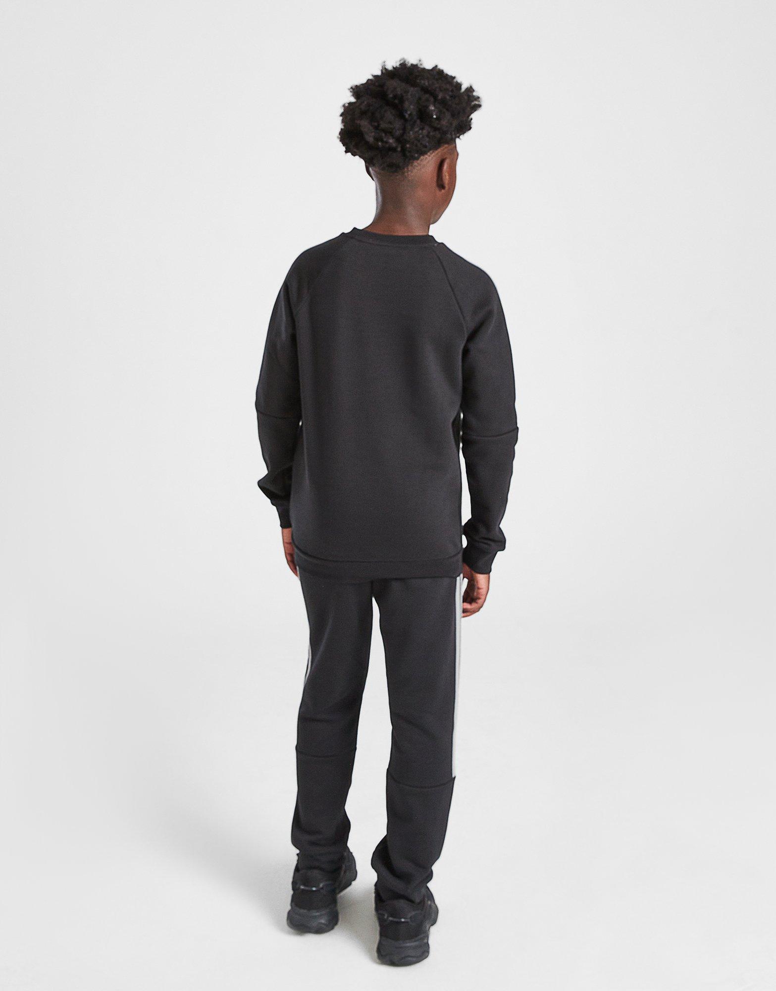 Gyerek melegítőszett ADIDAS SZETT YB 3S TS B JI7503 Fekete