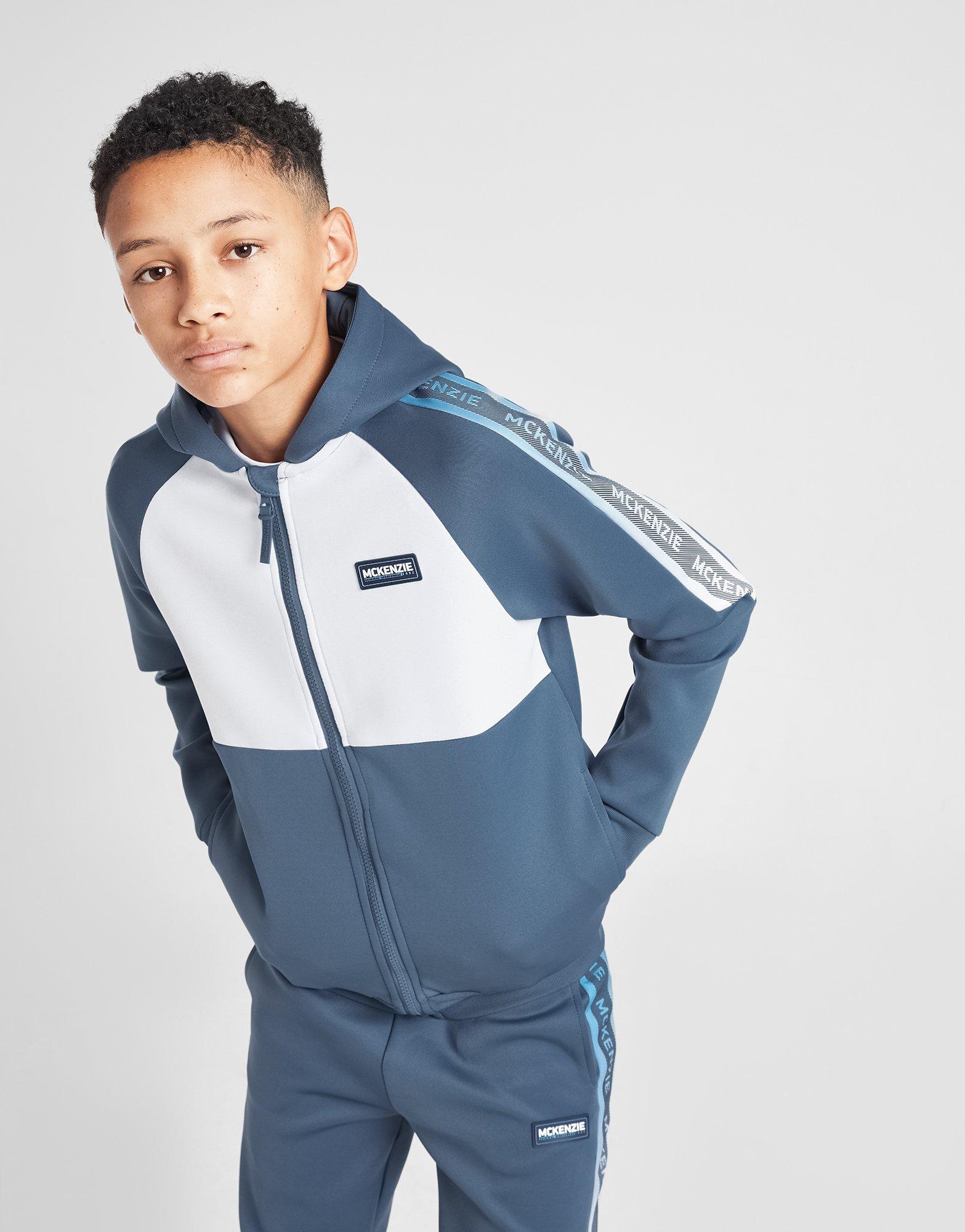 MCKENZIE BLUZA ROZPINANA Z KAPTUREM GLINT PLY FZ MCKTJB16190165 Niebieski