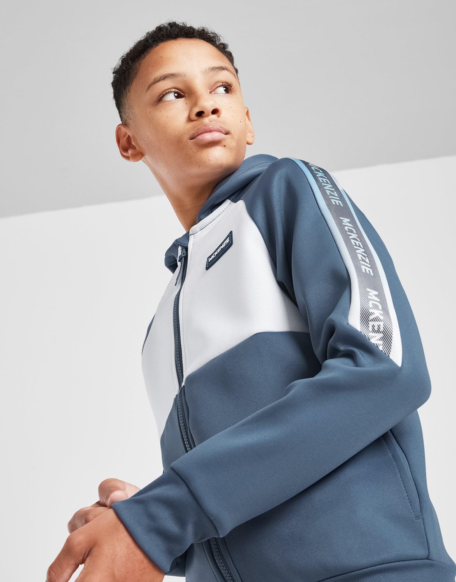 MCKENZIE BLUZA ROZPINANA Z KAPTUREM GLINT PLY FZ MCKTJB16190165 Niebieski