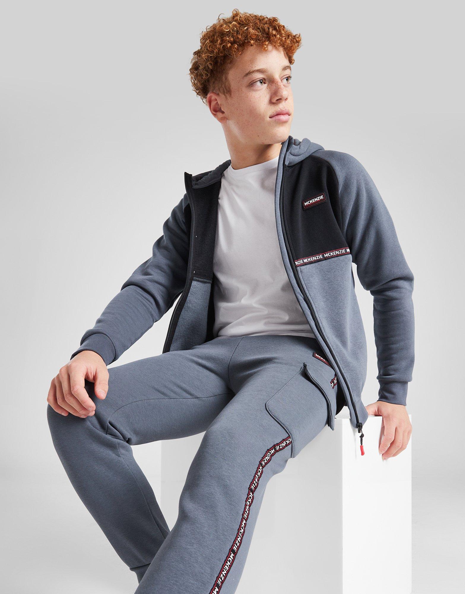 MCKENZIE BLUZA ROZPINANA Z KAPTUREM ASTRA FLC FZ H MCKTJB16530061 Szary