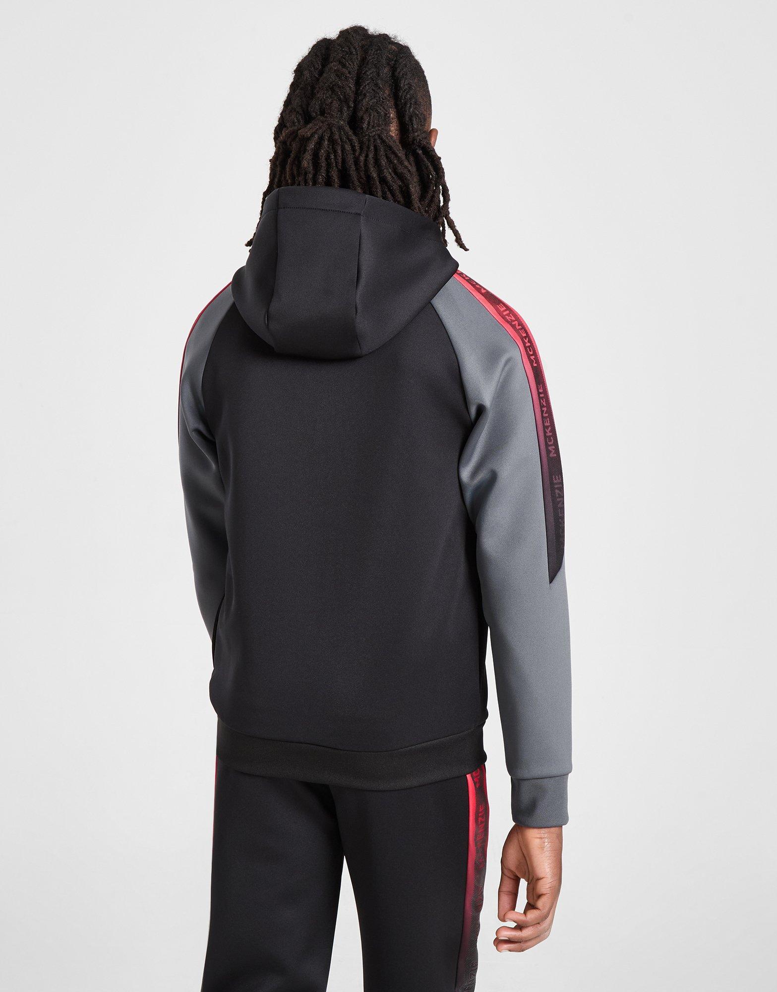 Detská mikina MCKENZIE MIKINA ROZEPÍNACÍ S KAPUCÍ GLINT PLY FZ MCKTJB16190007 Černá