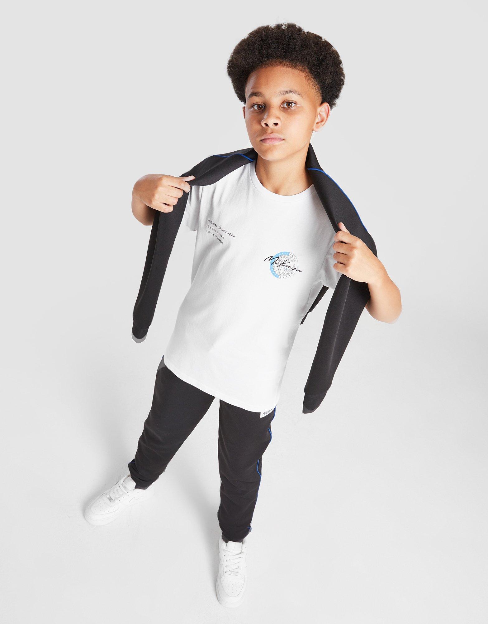 Tricou pentru copii MCKENZIE TRICOU TITANIUM TEE WHT-WHT MCKTJB16601010 Alb