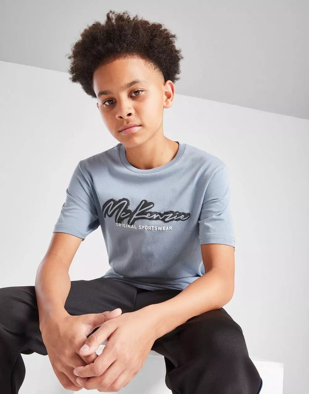 MCKENZIE ФУТБОЛКА CASPIAN TEE BLK-BLK, фото 1 з 5