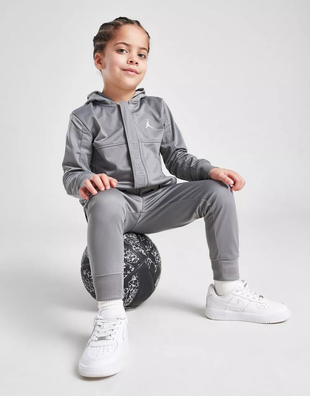 NikeHad JORDAN КОМПЛЕКТ POLY WVN FZ SUIT GRY B, фото 1 з 5