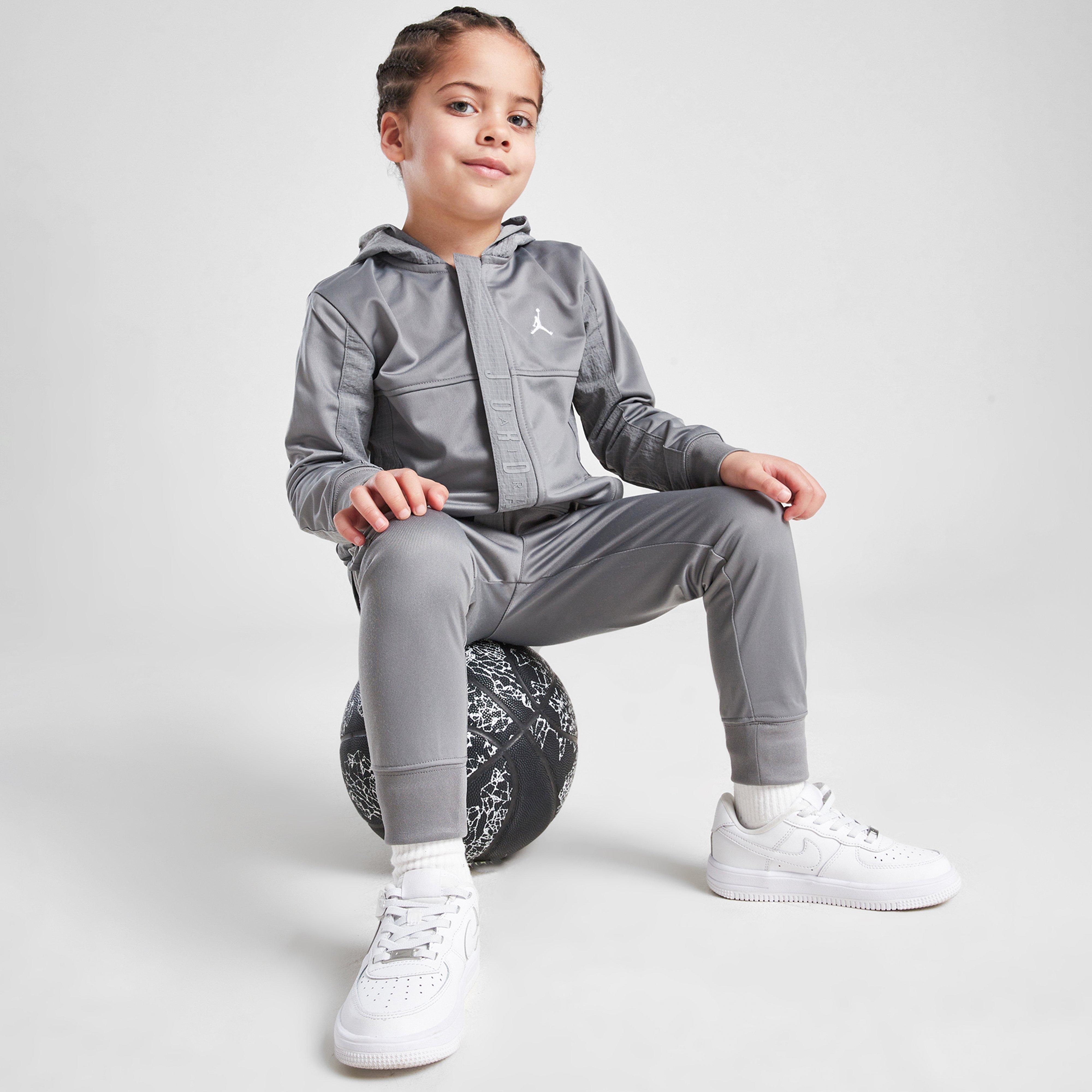 Dětská tepláková souprava JORDAN SOUPRAVA POLY WVN FZ SUIT GRY B