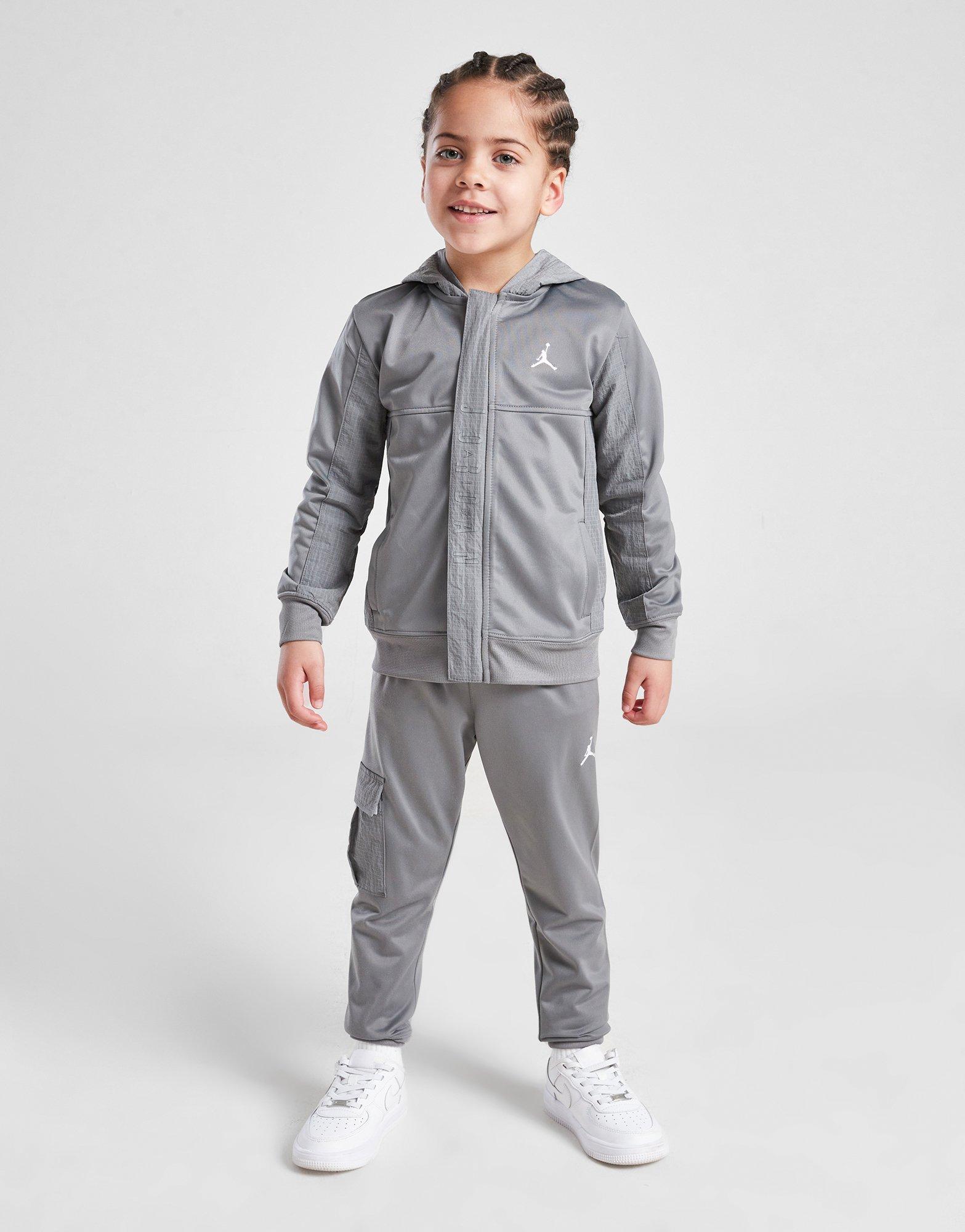 Trening pentru copii JORDAN SET POLY WVN FZ SUIT GRY B 85D806-M19 Gri