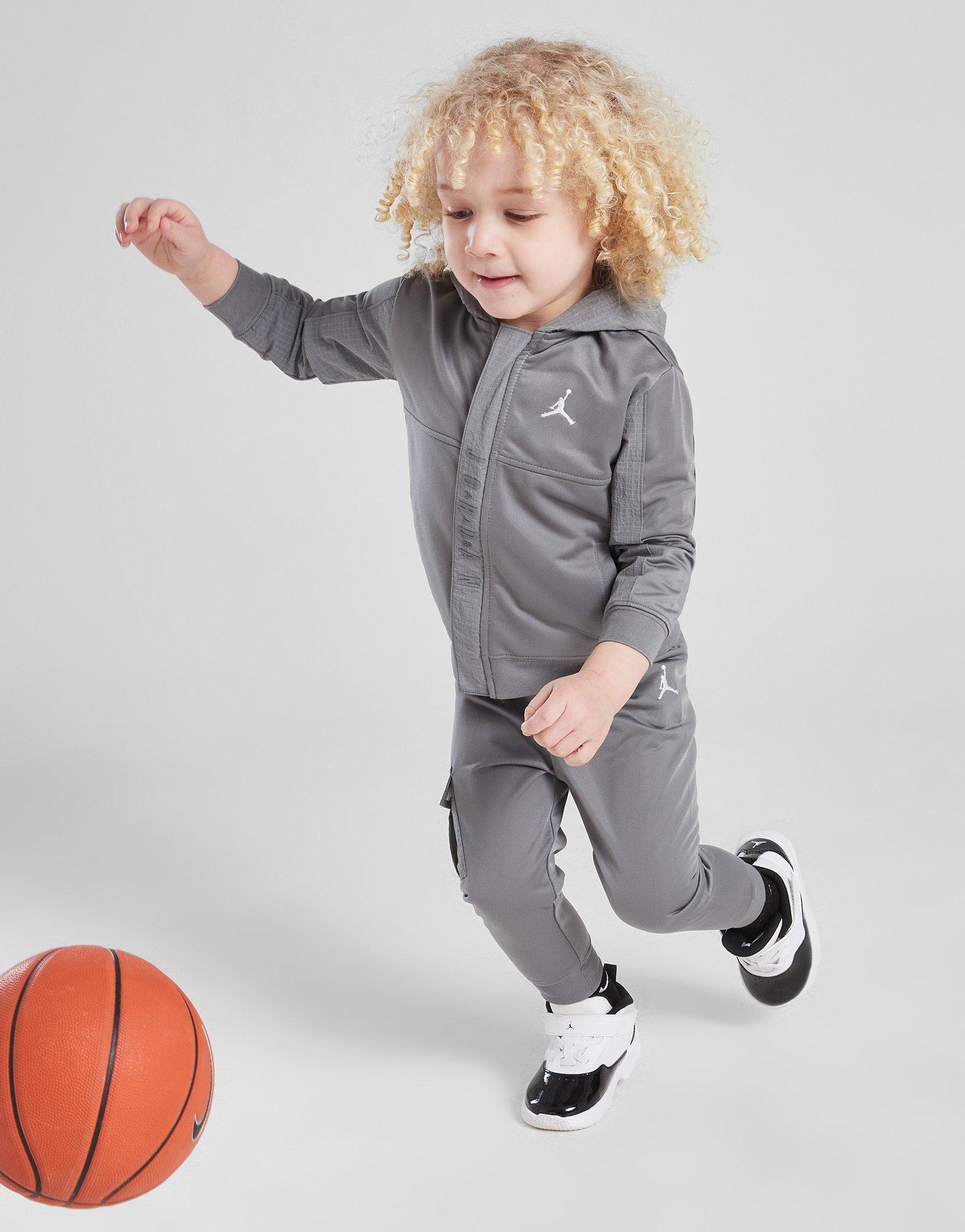 Jordan Komplet Poly Wvn Fz Suit Gry B