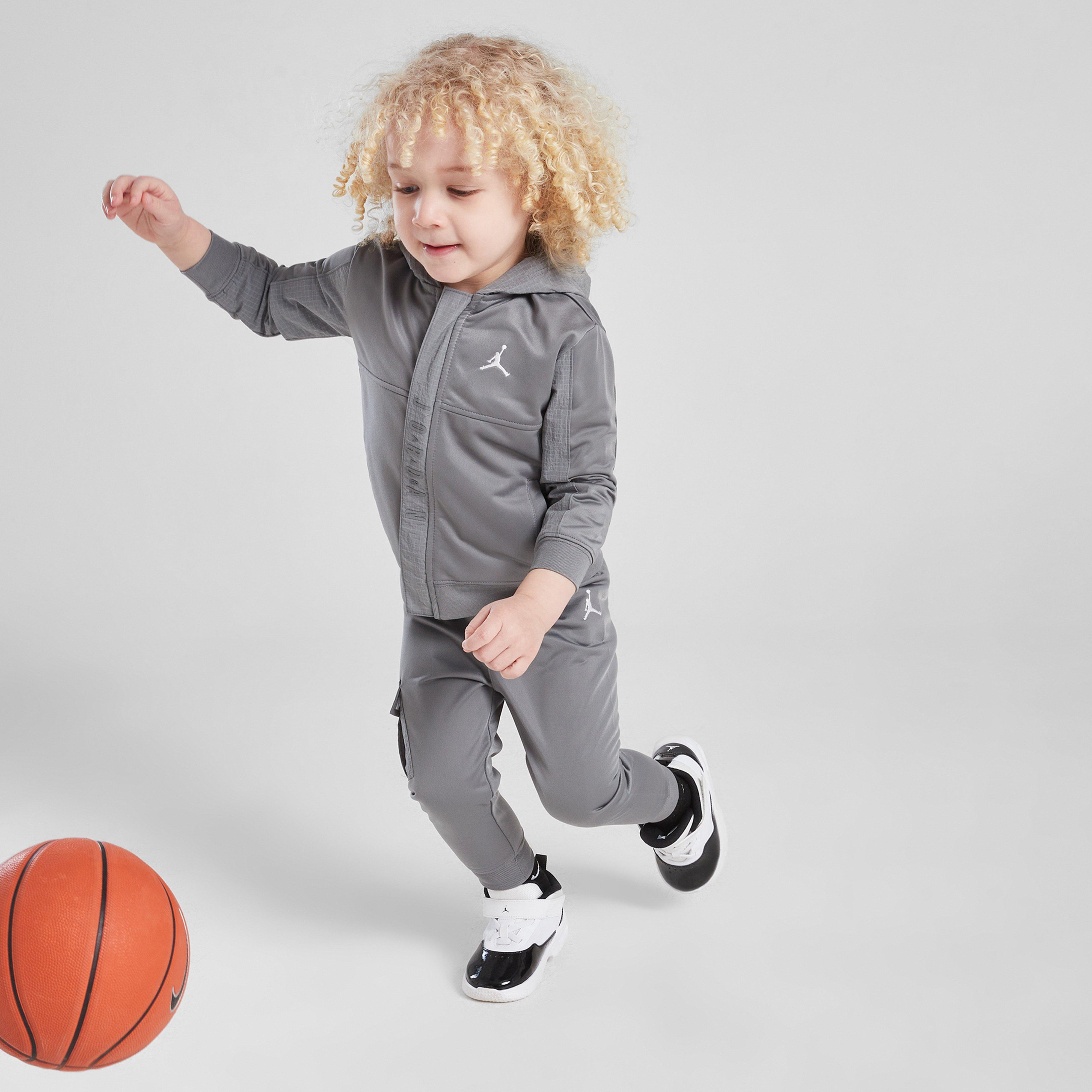 Dětská tepláková souprava JORDAN SOUPRAVA POLY WVN FZ SUIT GRY B