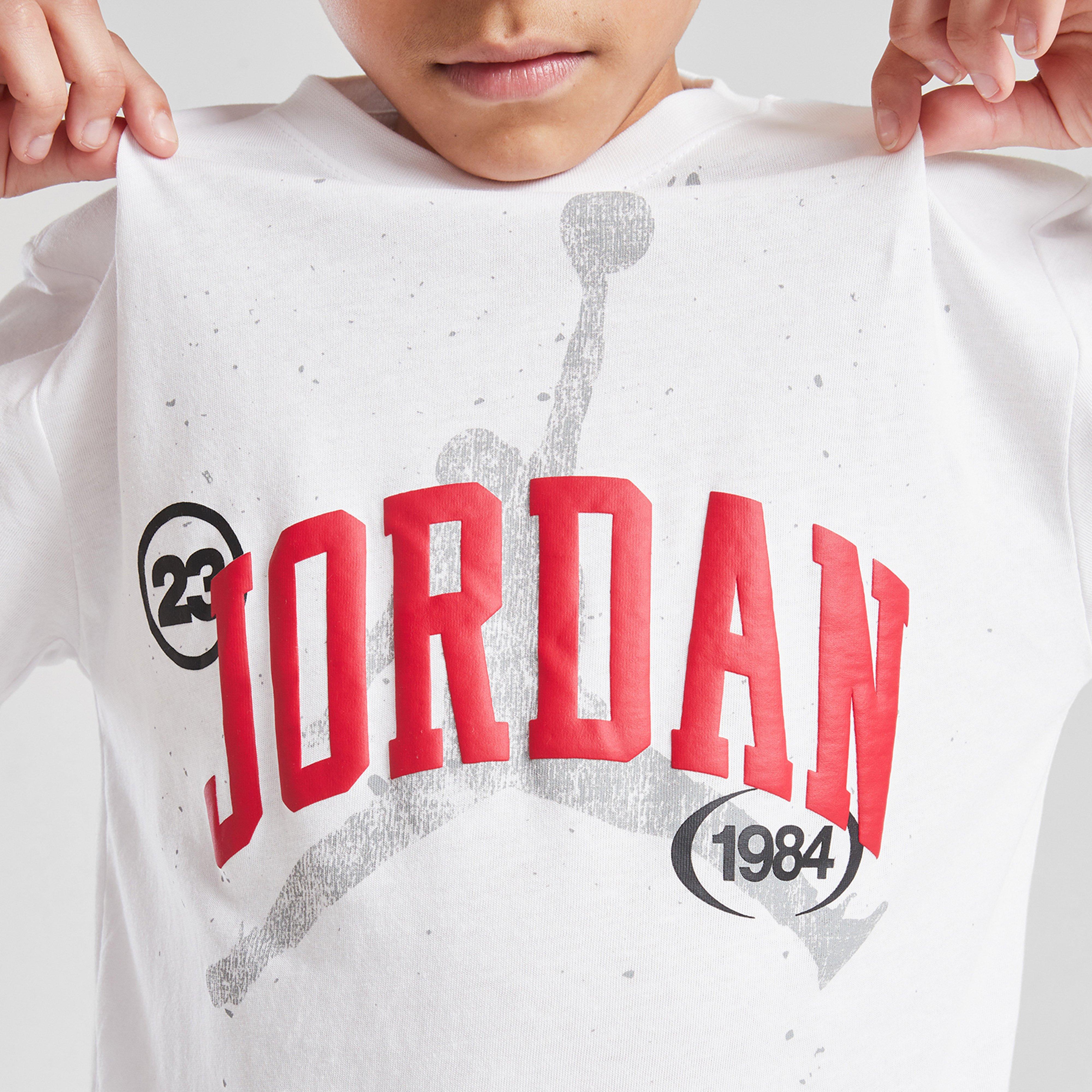 Tricou pentru copii JORDAN TRICOU 1984 JM TEE WHT B