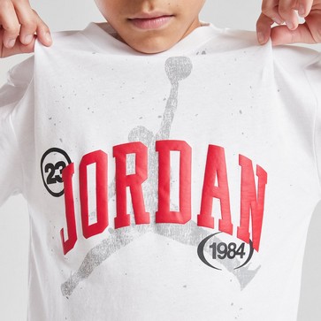 Детска тениска JORDAN ТЕНИСКА 1984 JM TEE WHT B