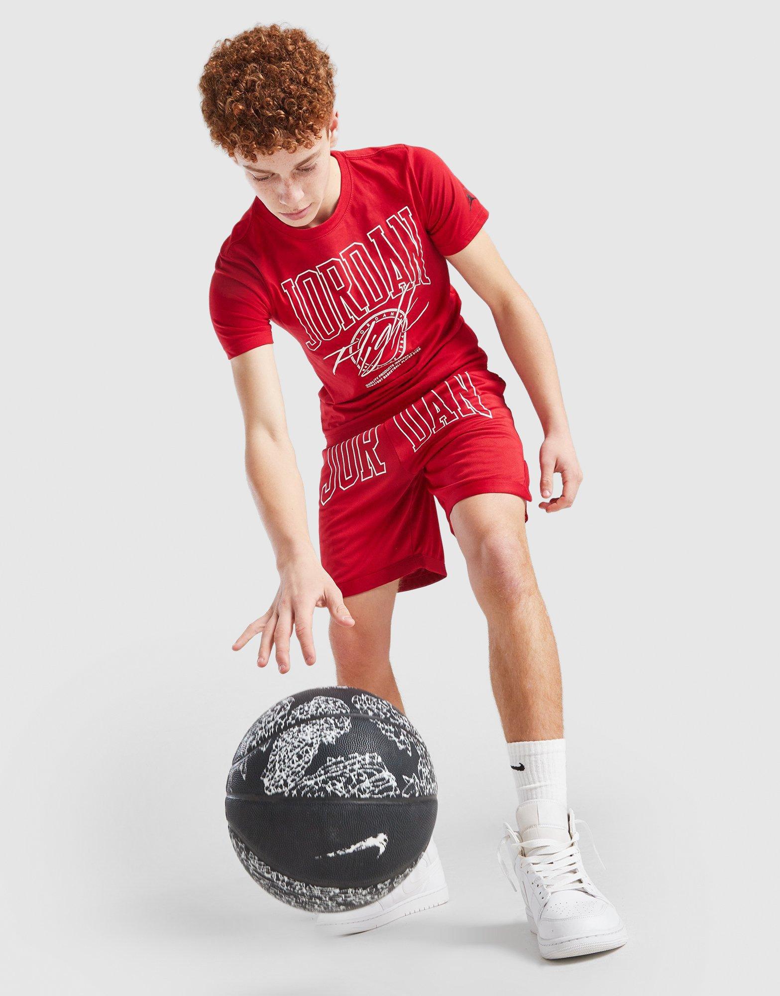 Pantaloni scurți pentru copii JORDAN PANTALONI SCURȚI FLT BEYND ARC SHRT RED B 95D783-R78 Roșu