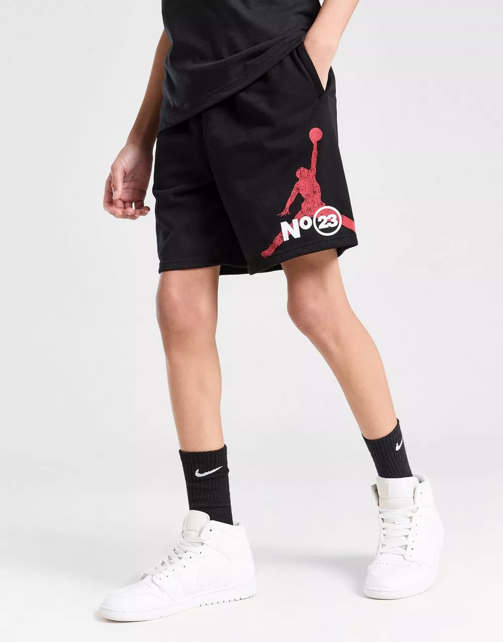 NikeHad JORDAN ШОРТИ 1984 JM SHRT BLK/RED, фото 1 з 4