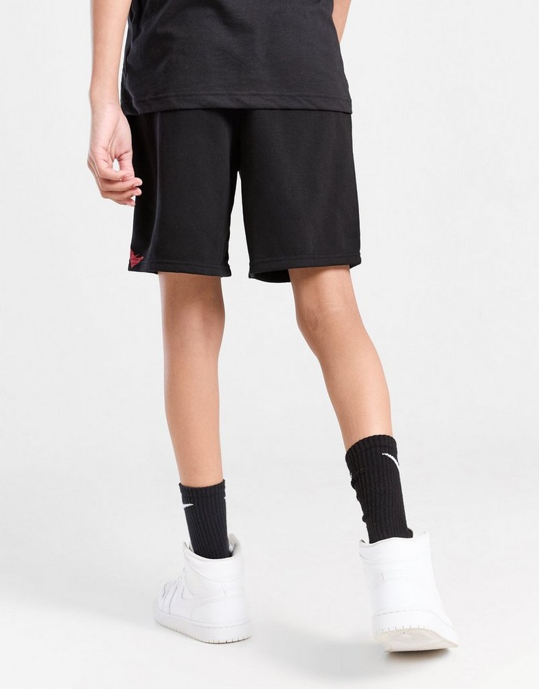 Krótkie spodenki, szorty dziecięce JORDAN SZORTY 1984 JM SHRT BLK/RED 95D809-023 Czarny