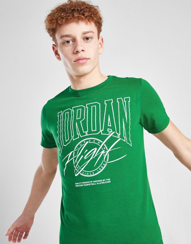 Tricou pentru copii JORDAN TRICOU FLT BEYND ARC TEE GRN B 95D799-E1P Verde