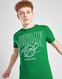 JORDAN TRICOU FLT BEYND ARC TEE GRN B