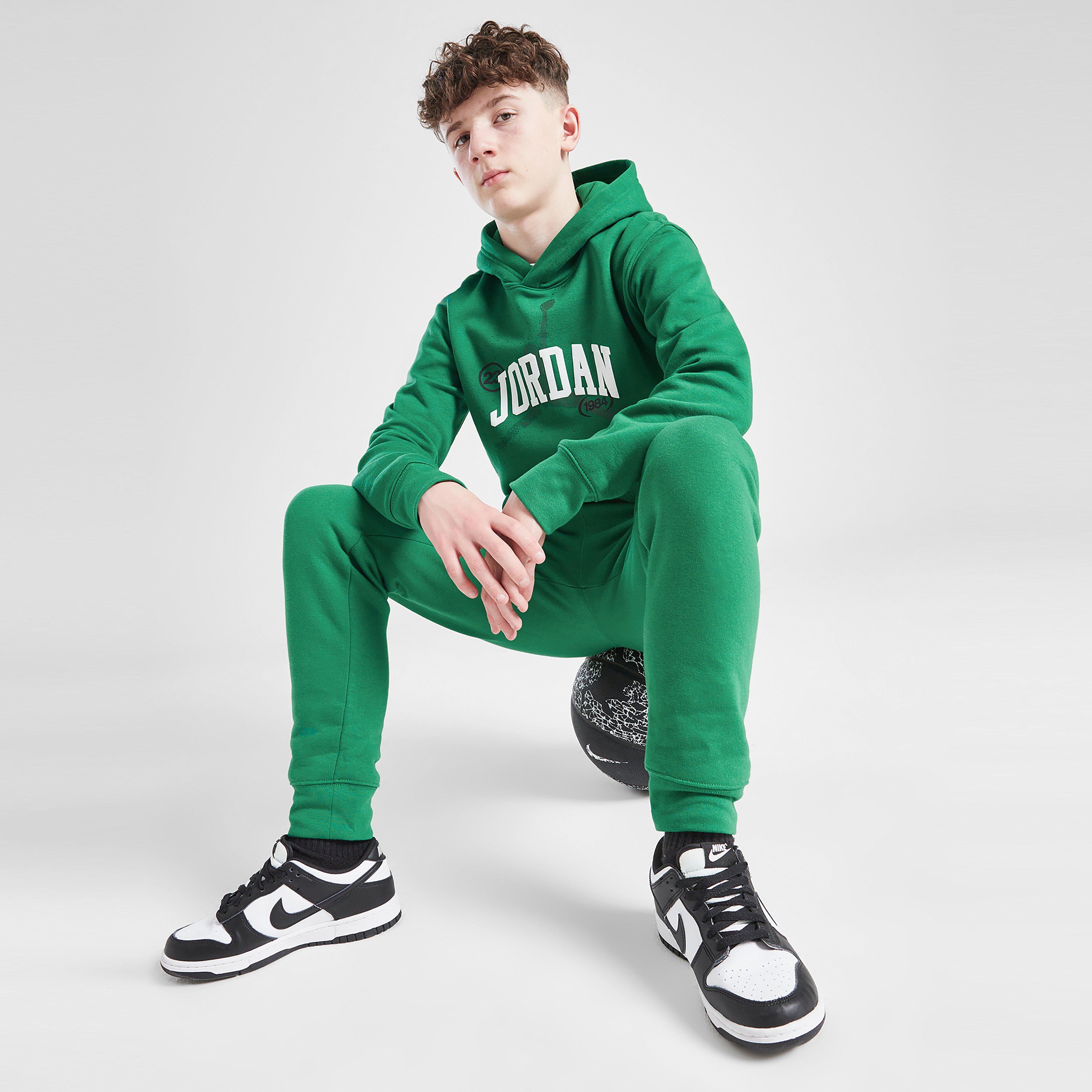 Detská mikina JORDAN MIKINA S KAPUCŇOU 1984 JM OH HD PINE GRN B