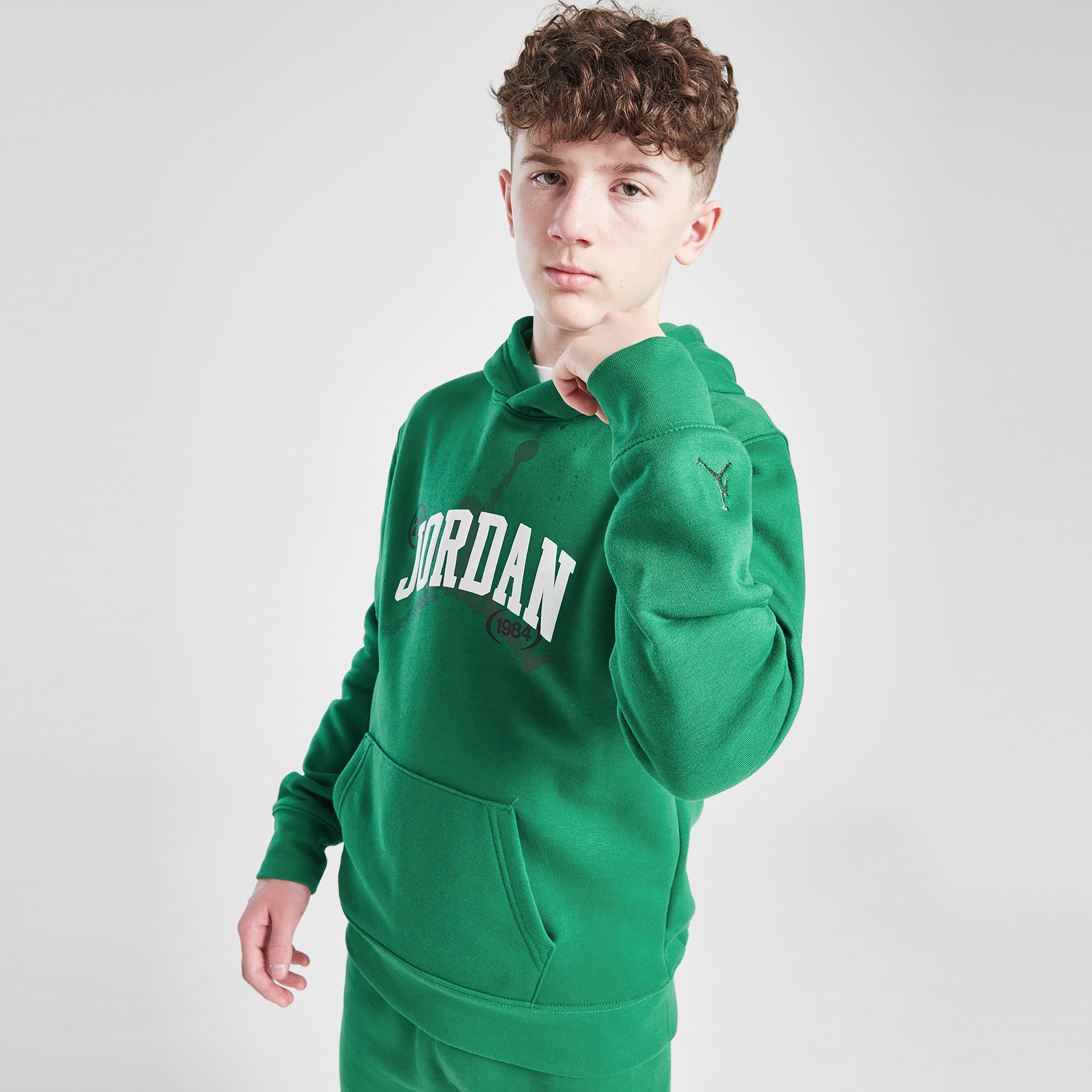 Detská mikina JORDAN MIKINA S KAPUCŇOU 1984 JM OH HD PINE GRN B