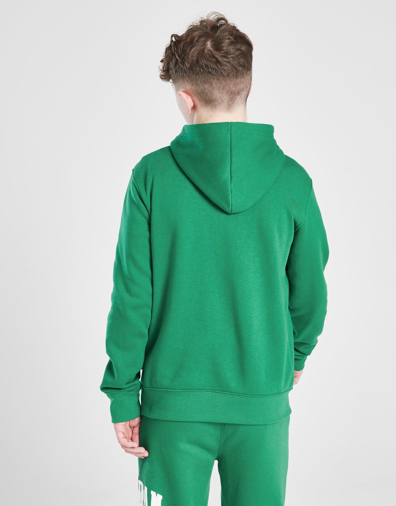 Детски суичър JORDAN СУИТЧЪР С КАЧУЛКА 1984 JM OH HD PINE GRN B 95D707-E1P Зелен