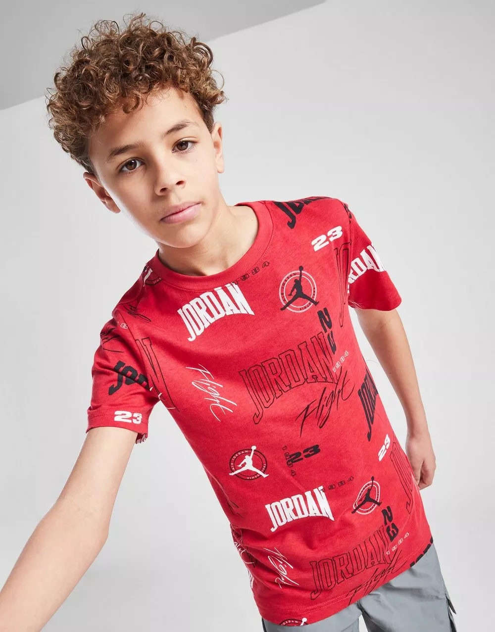 NikeHad JORDAN ФУТБОЛКА ARC AOP TEE RED/BLK B, фото 1 з 5