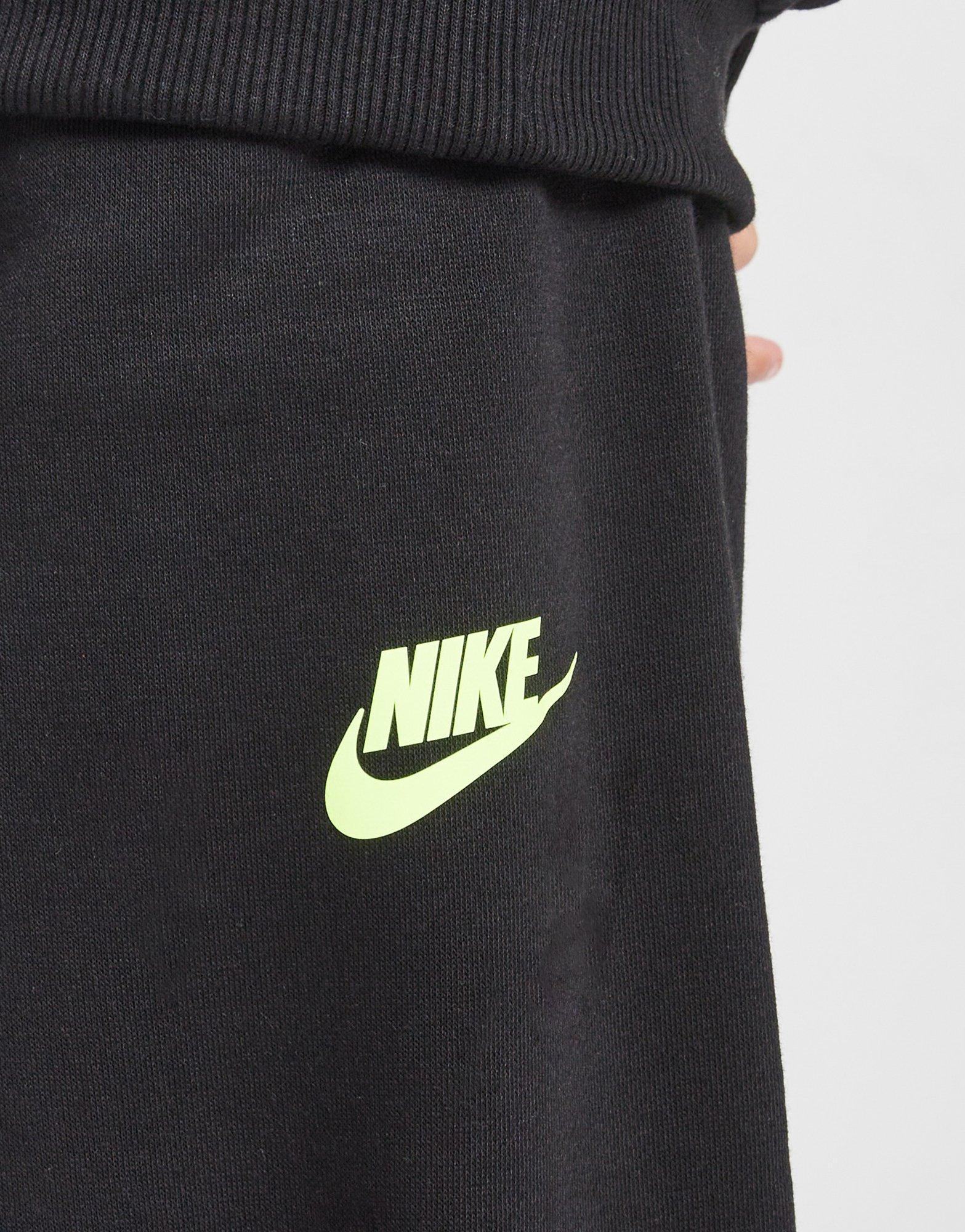 Dječji set trenirke NIKE KOMPLET FTURA GFX FLC CRWST BLK B 86M862-023 crna