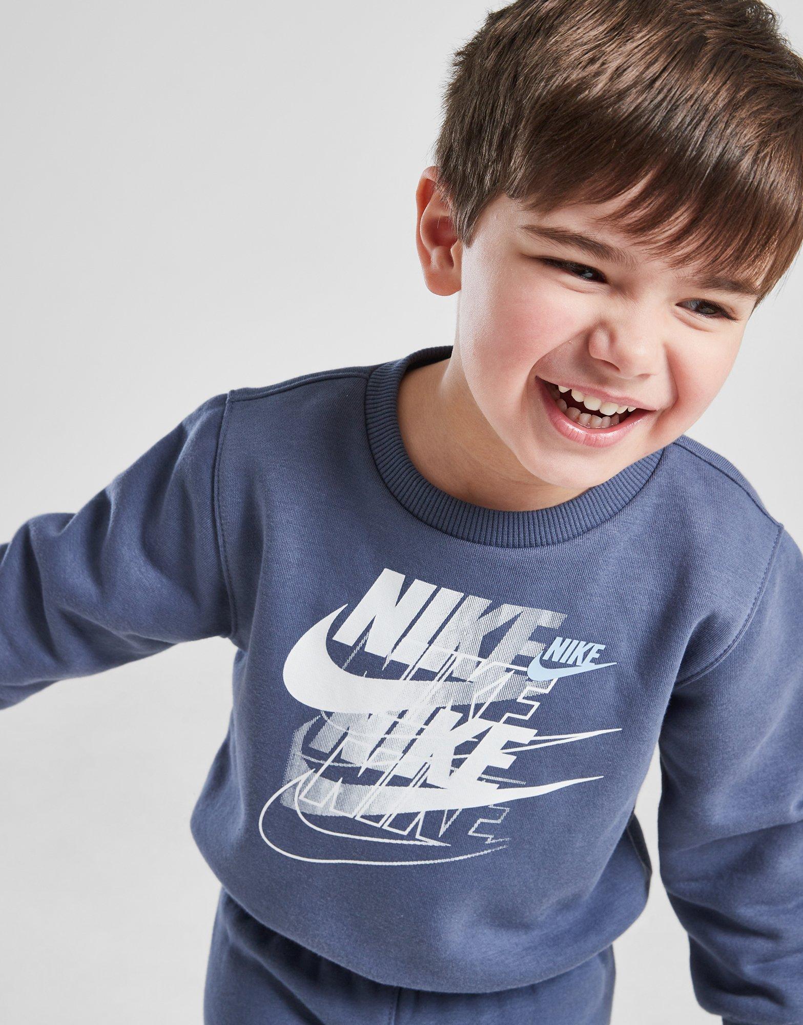 Trening pentru copii NIKE SET FTURA GFX FLC CRWST BLK B 66M862-U6B Negru