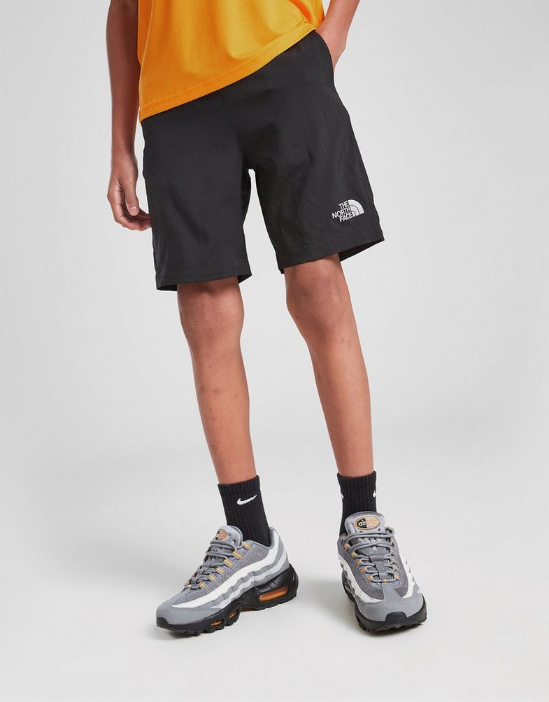 Krótkie spodenki, szorty dziecięce THE NORTH FACE SZORTY REACTOR SHORT BLACK NF0A8BNHKT01 Czarny