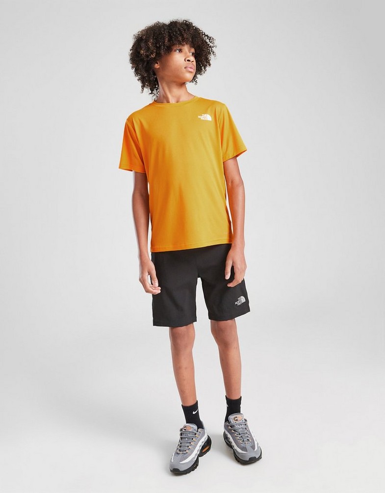 Krótkie spodenki, szorty dziecięce THE NORTH FACE SZORTY REACTOR SHORT BLACK NF0A8BNHKT01 Czarny