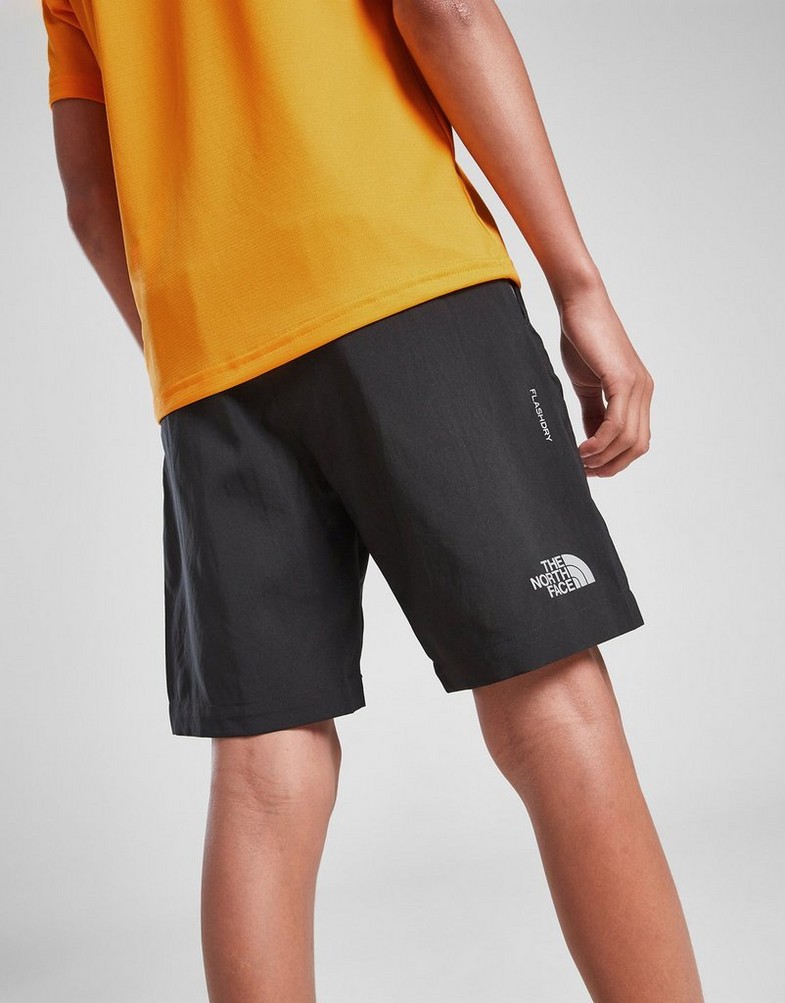 Krótkie spodenki, szorty dziecięce THE NORTH FACE SZORTY REACTOR SHORT BLACK NF0A8BNHKT01 Czarny