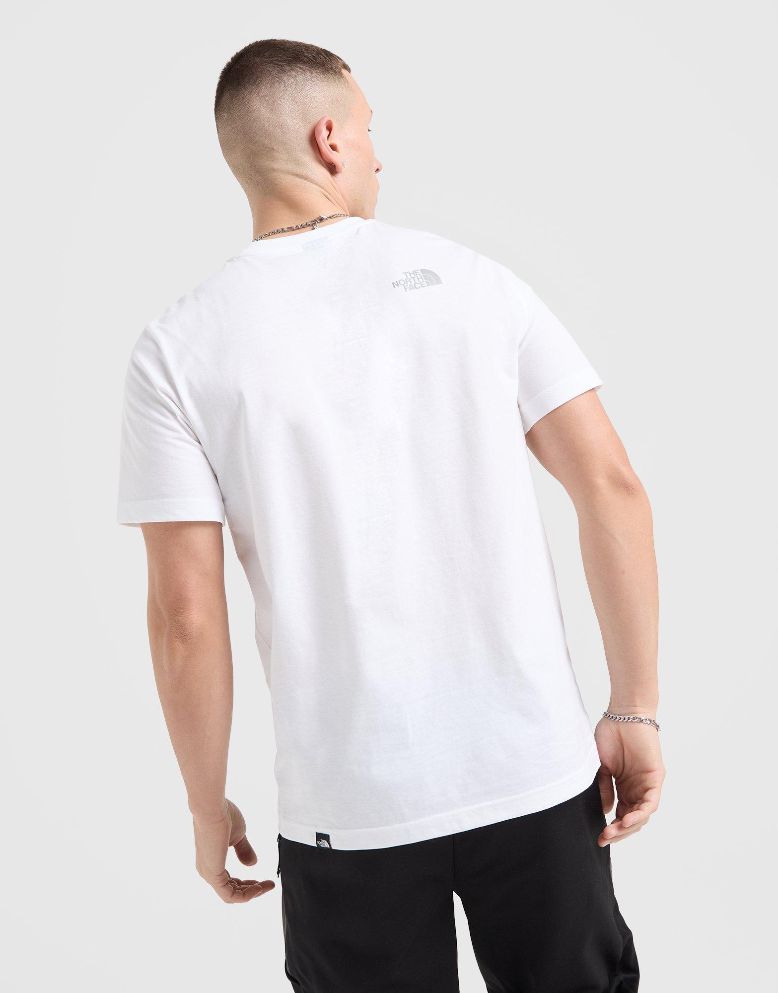 Tricou pentru bărbați THE NORTH FACE TRICOU SIMP DOME T WHT/REF NF0A8CPPFN41 Alb