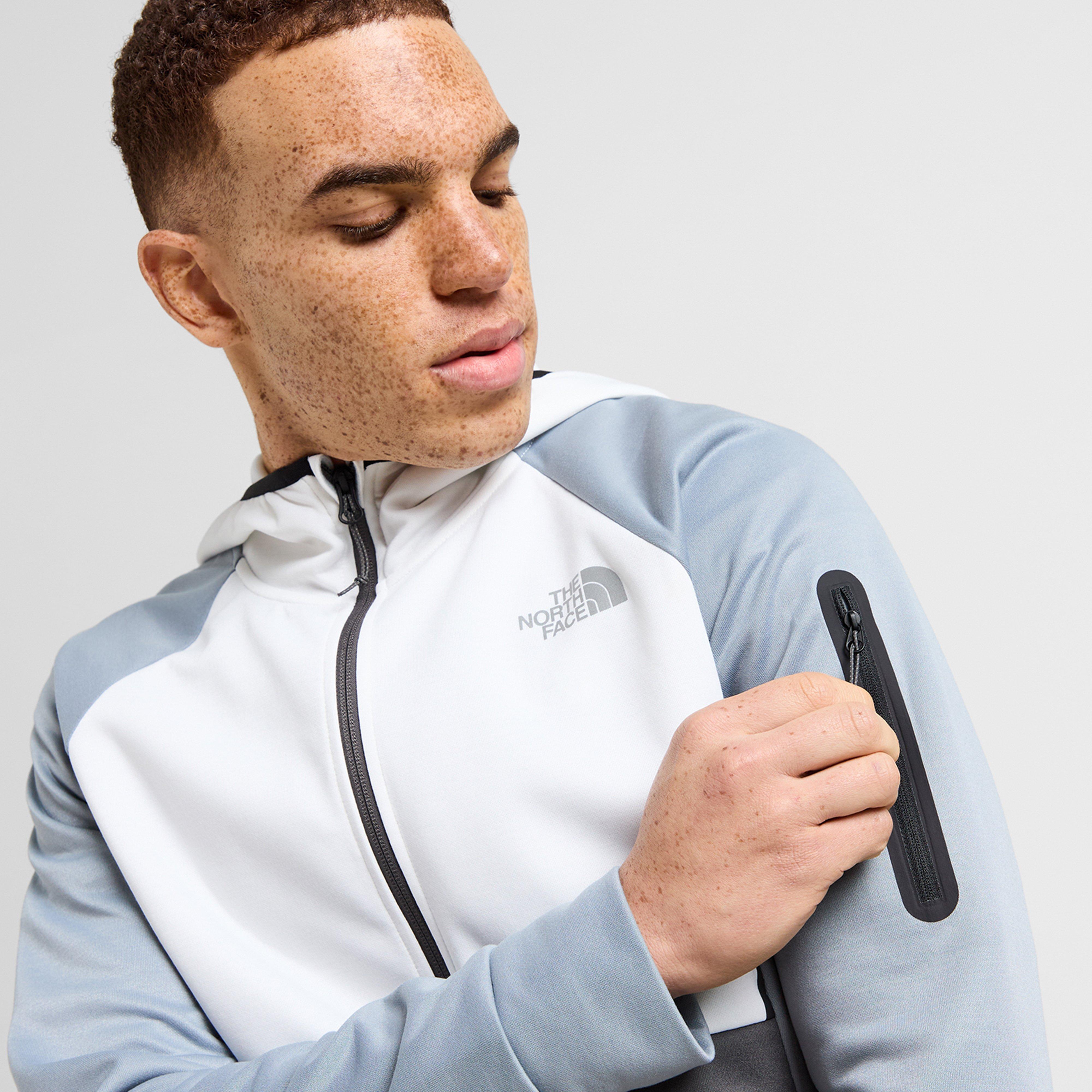 Férfi pulóverek THE NORTH FACE PULÓVER KAPUCNIS TEK FZ HD ANTH/WHT