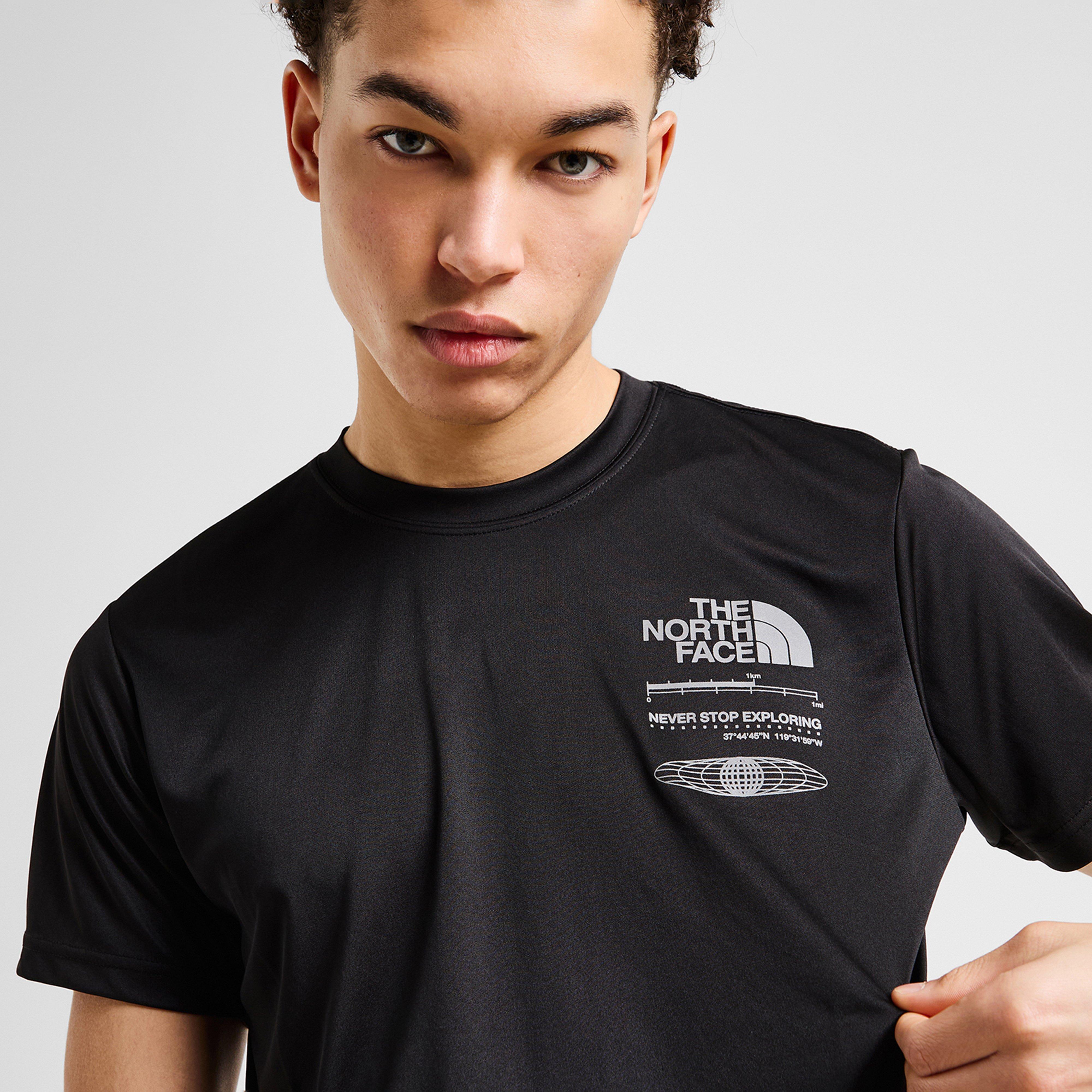 Muški T-shirt THE NORTH FACE T-SHIRT GFX PERF T BLK/REF