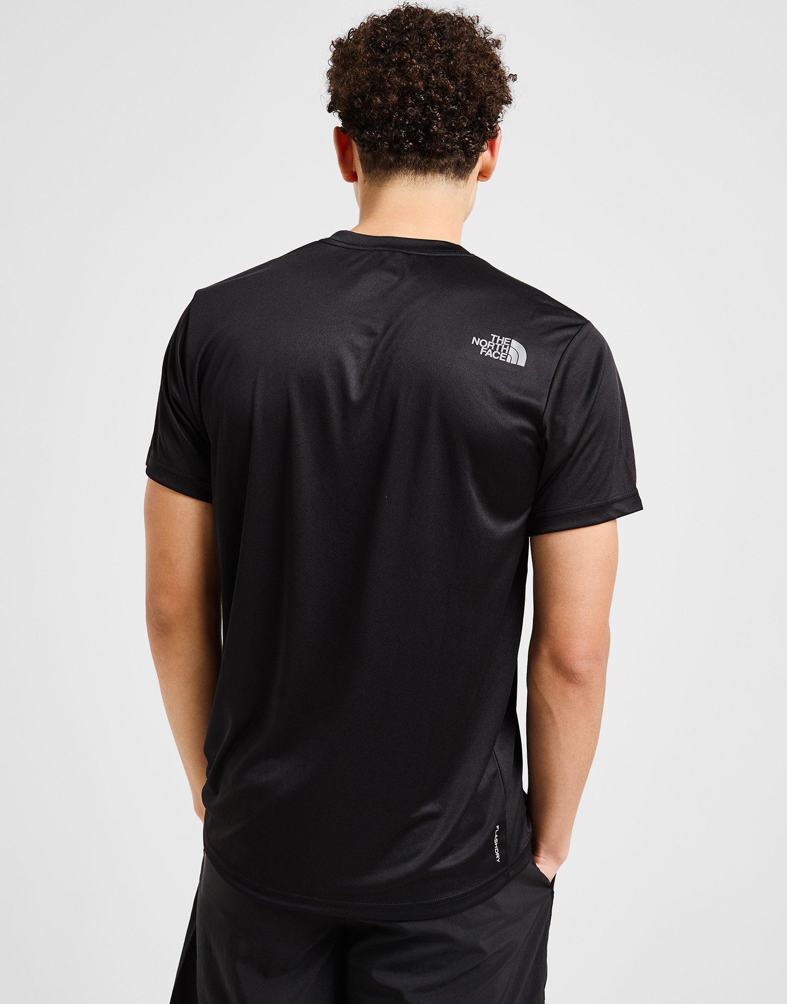 Koszulka, t-shirt męski THE NORTH FACE T-SHIRT GFX PERF T BLK/REF NF0A8CCBV7N1 Czarny