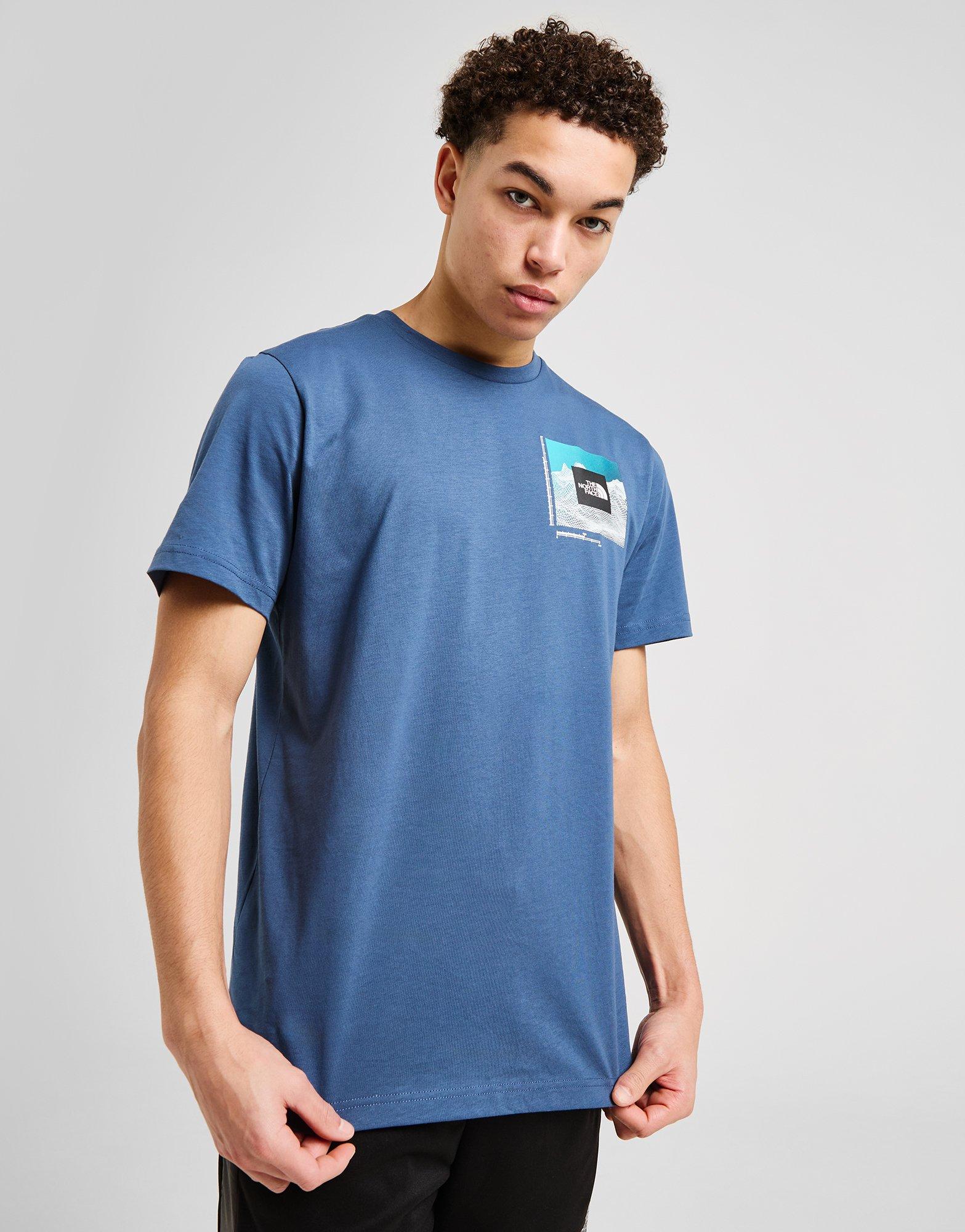 Мъжка тениска THE NORTH FACE ТЕНИСКА DIGI MNT TEE SHADY NF0A8EH6HDC1 Тъмносин