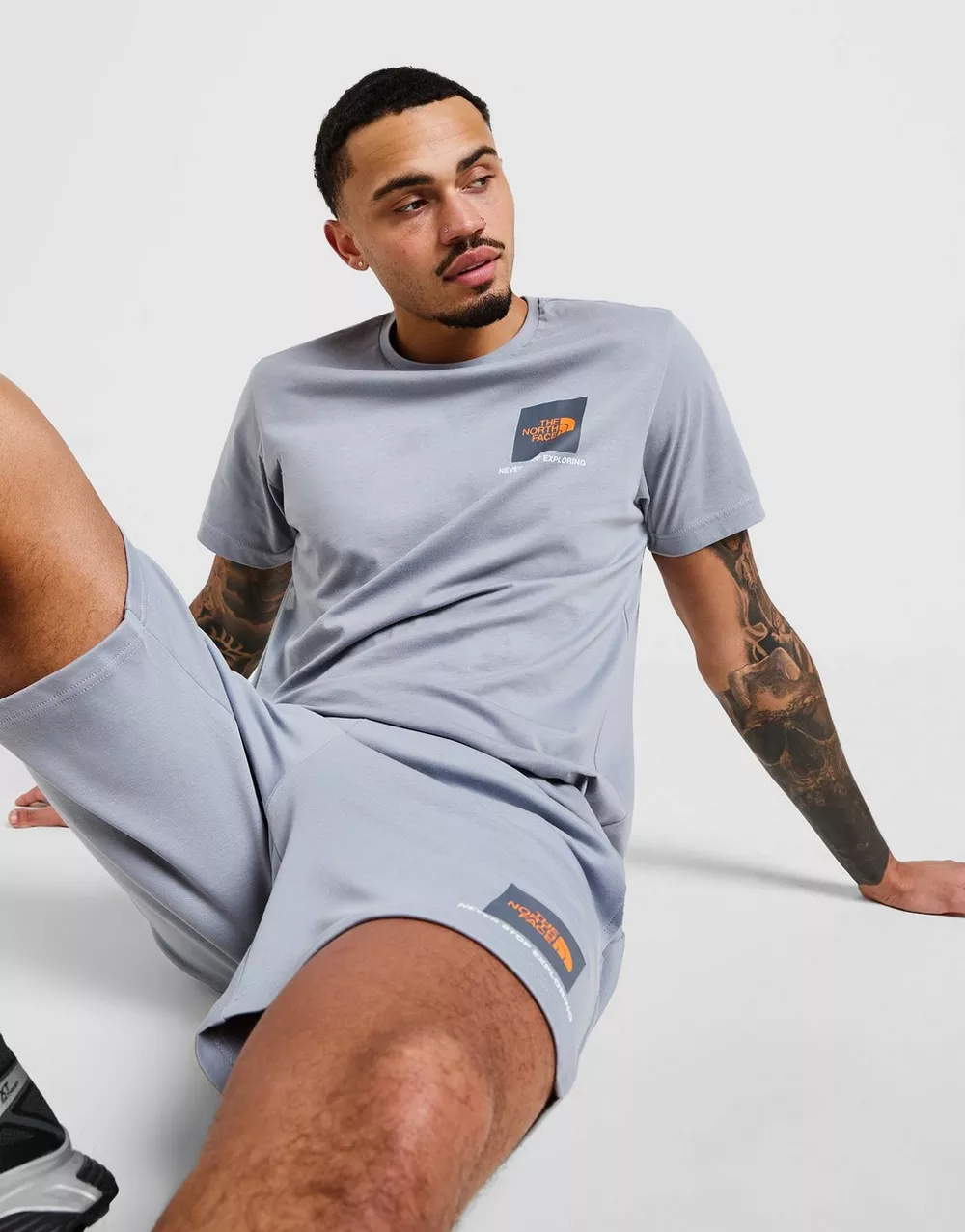 THE NORTH FACE ФУТБОЛКА FINE BOX T T.WINDS/ORG, фото 1 з 5