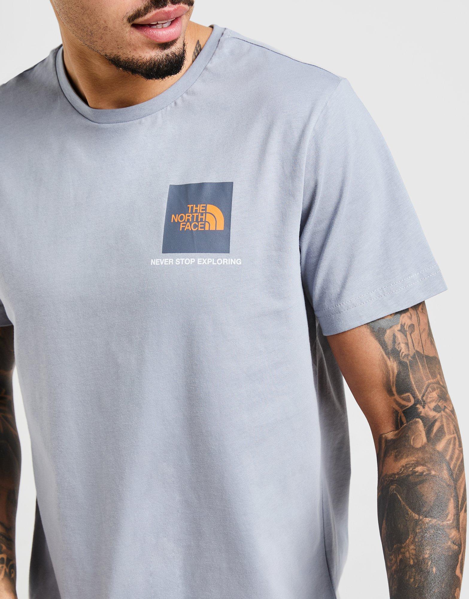 Мъжка тениска THE NORTH FACE ТЕНИСКА FINE BOX T T.WINDS/ORG NF0A8CB5ZDK1 Сив