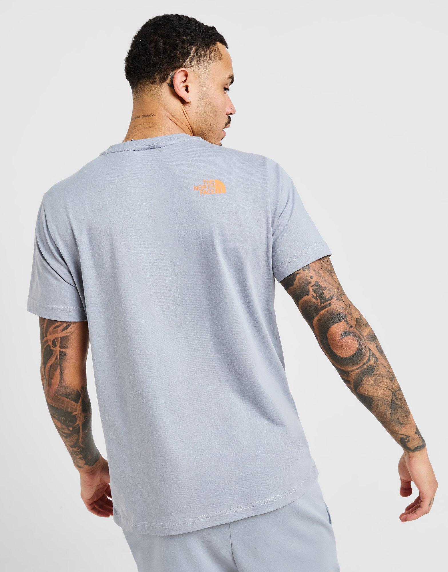 Мъжка тениска THE NORTH FACE ТЕНИСКА FINE BOX T T.WINDS/ORG NF0A8CB5ZDK1 Сив