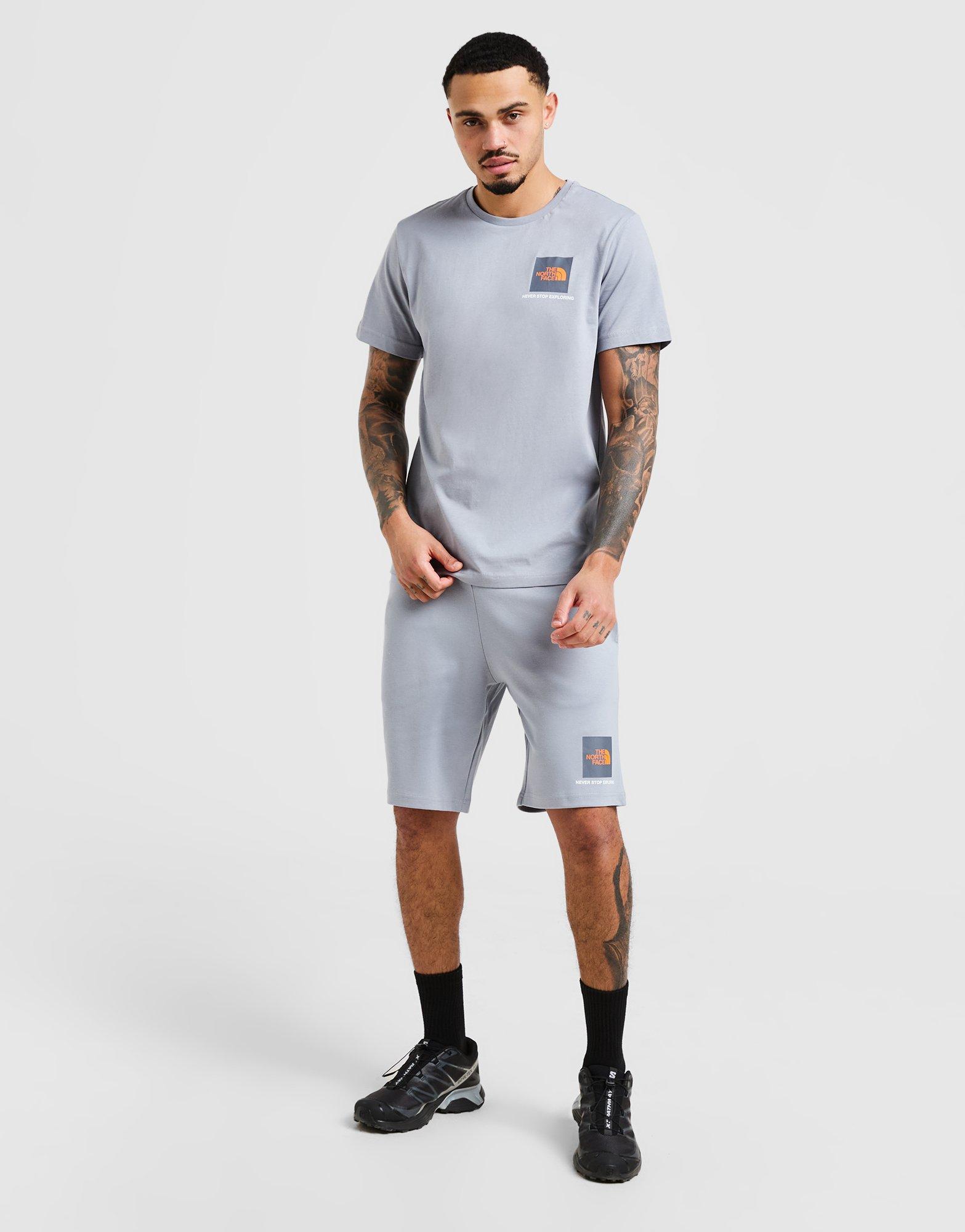 Мъжки шорти THE NORTH FACE ШОРТИ FINE BOX SHT T.WINDS/ORG NF0A8CAYZDK1 Сив