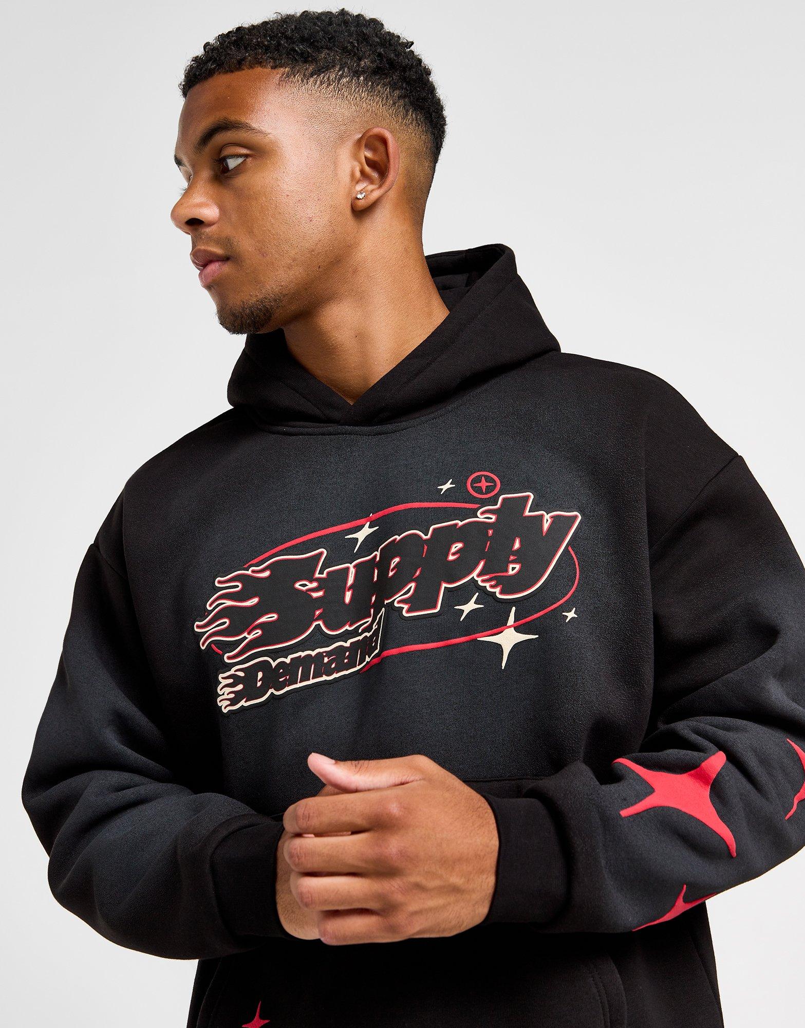 Чоловічі кофти SUPPLY & DEMAND КОФТА З КАПЮШОНОМ BLANEY HD SUPTM17227007 Чорний