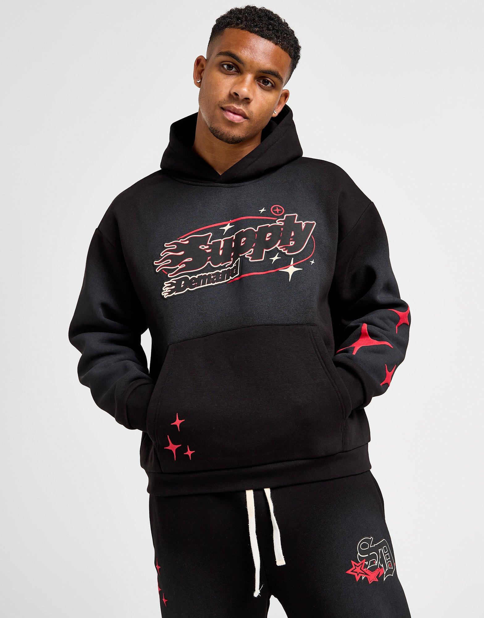 Чоловічі кофти SUPPLY & DEMAND КОФТА З КАПЮШОНОМ BLANEY HD SUPTM17227007 Чорний