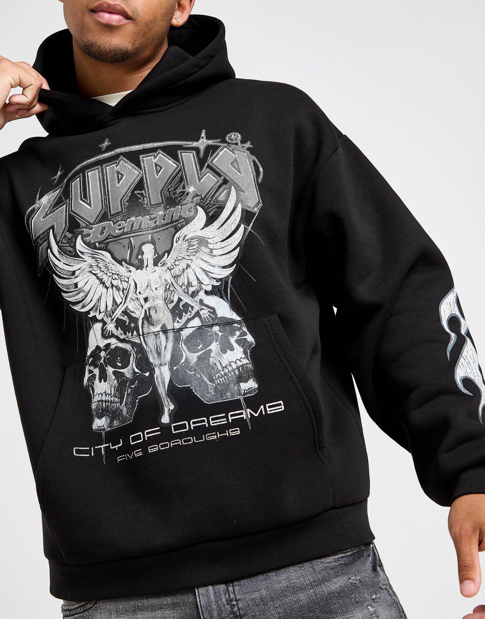 Чоловічі кофти SUPPLY & DEMAND КОФТА З КАПЮШОНОМ TRONIC HD SUPTM17239007 Чорний