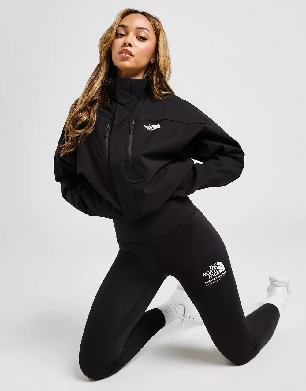 THE NORTH FACE ЛОСИНИ TECH GRPH TIGHT BLK/WH, фото 1 з 6